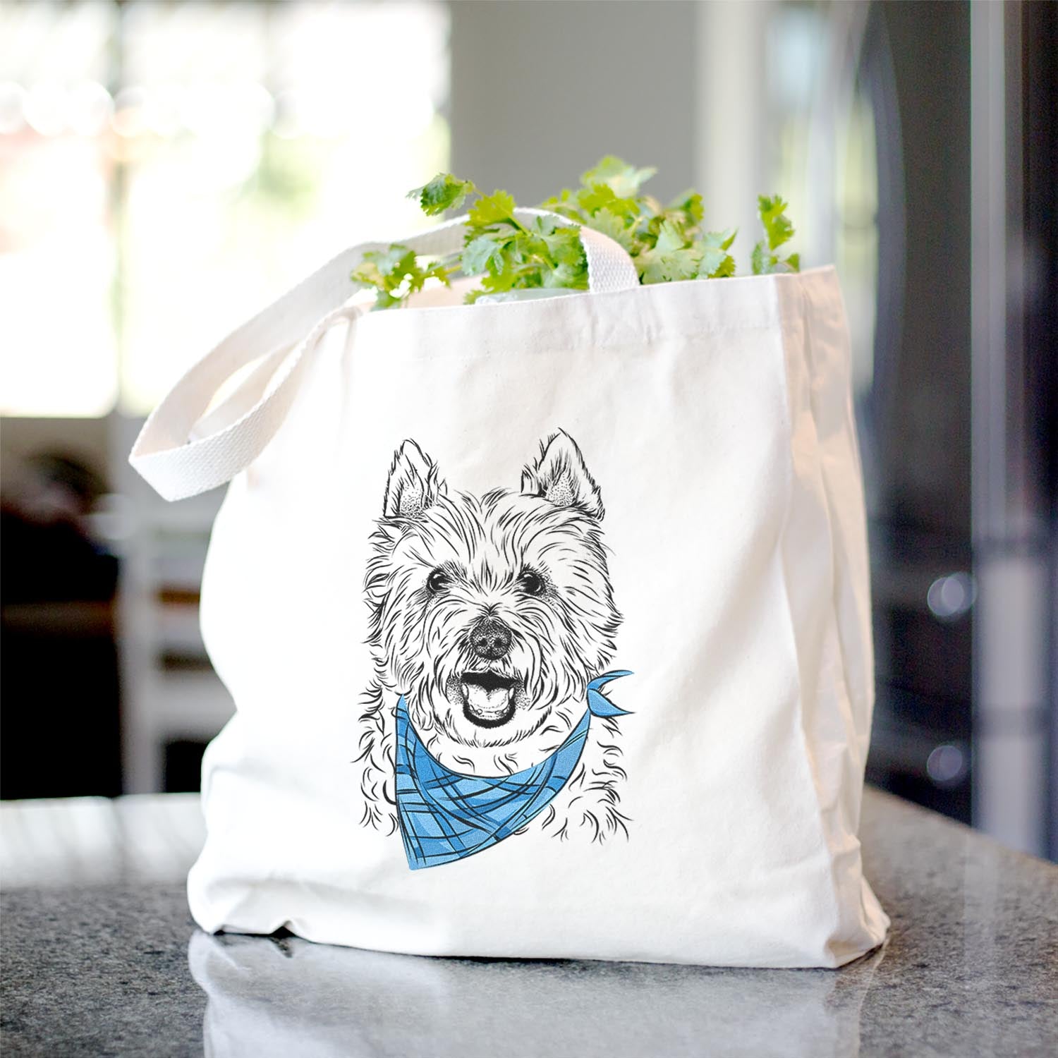 Kami the West Highland Terrier - Tote Bag