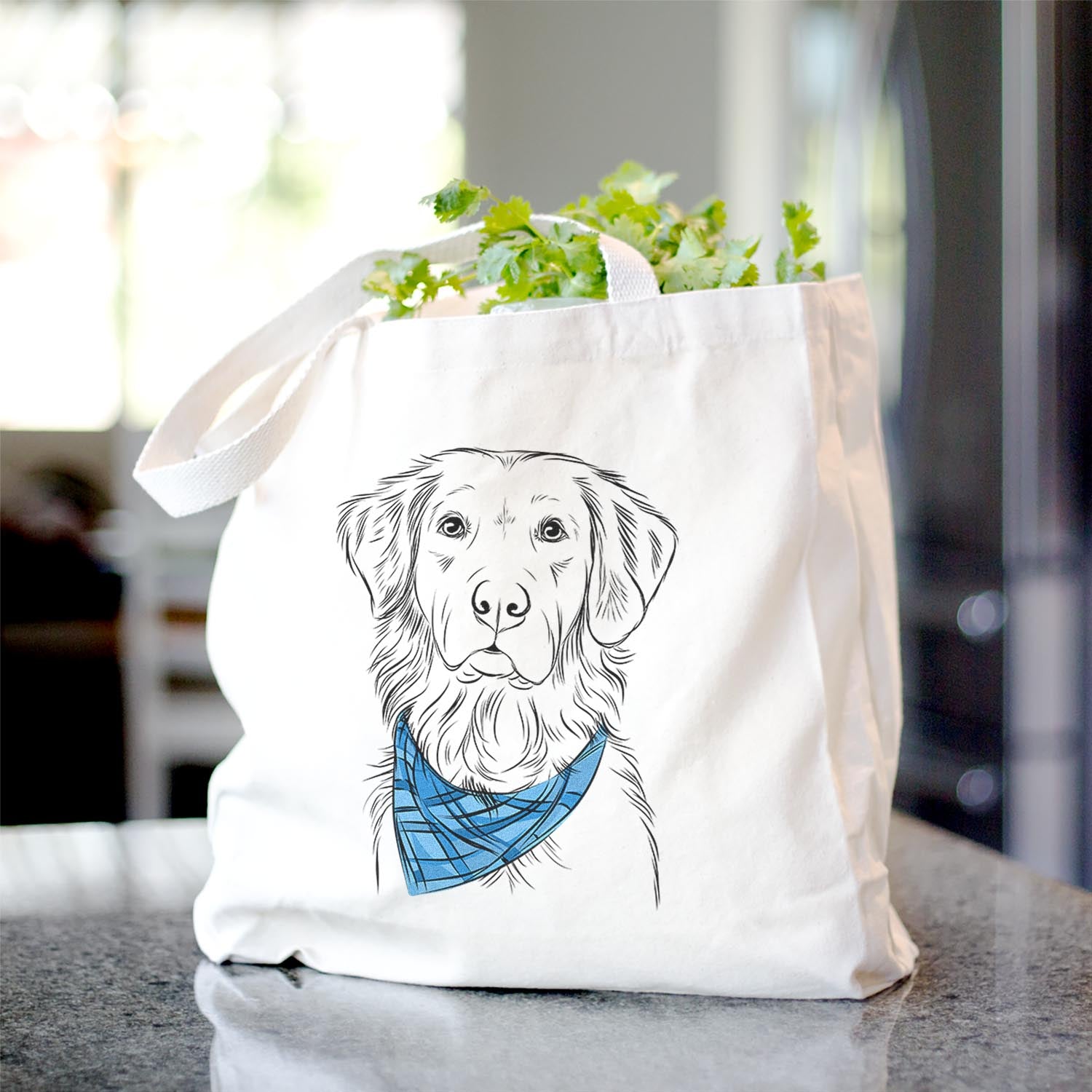 Linden the Golden Retriever - Tote Bag