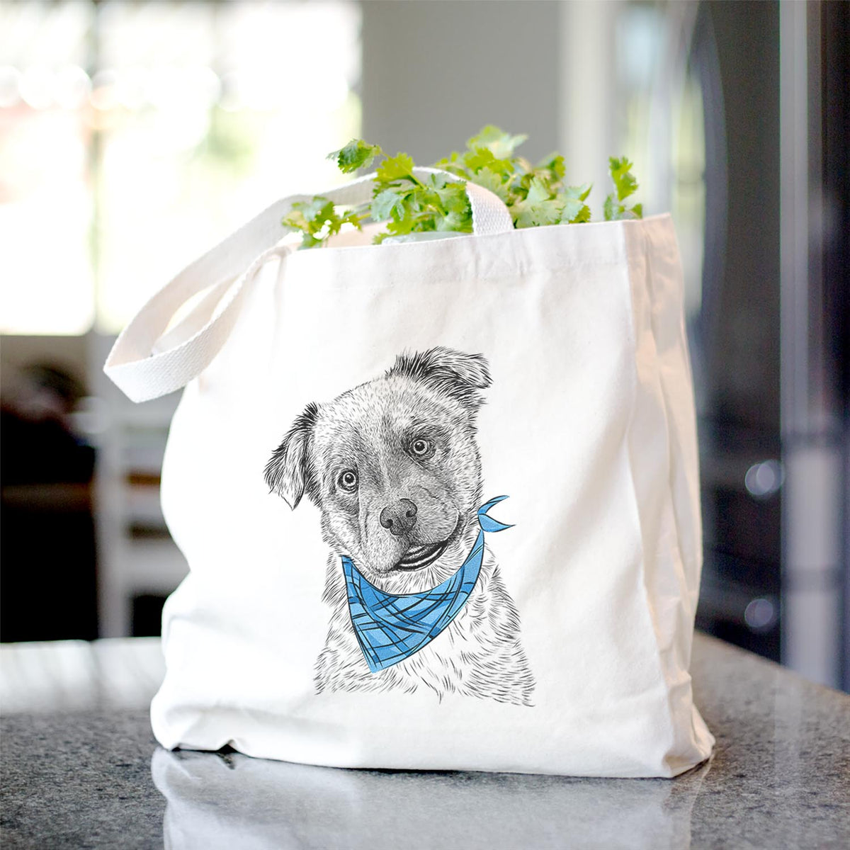 Loki Bear the Australian Cattle Dog Mix - Tote Bag