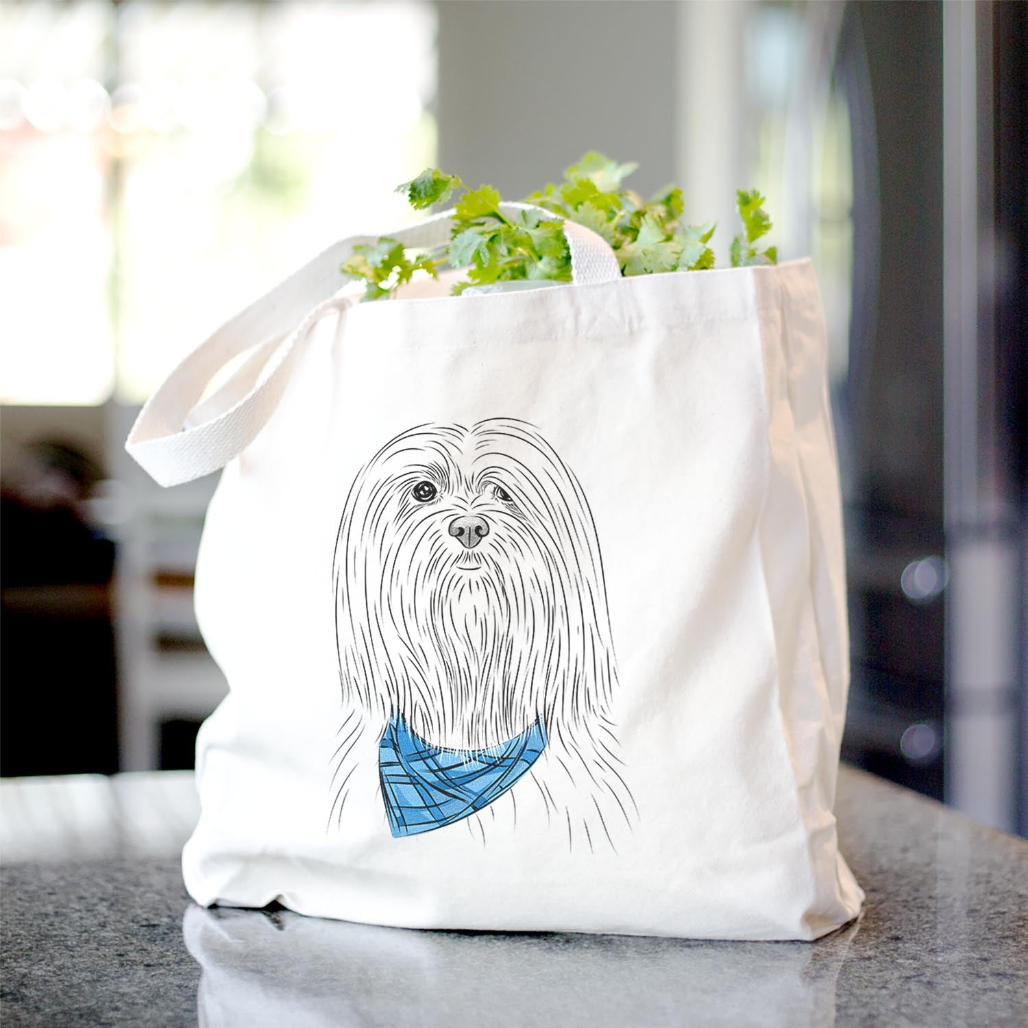 Lorenzo the Lhasa Apso - Tote Bag