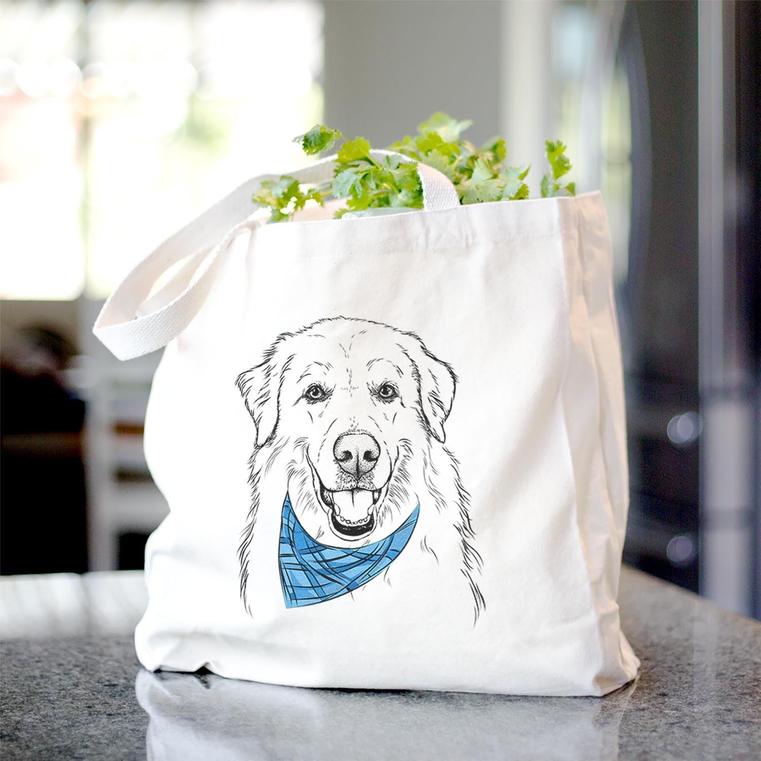 Meg the Great Pyrenees - Tote Bag