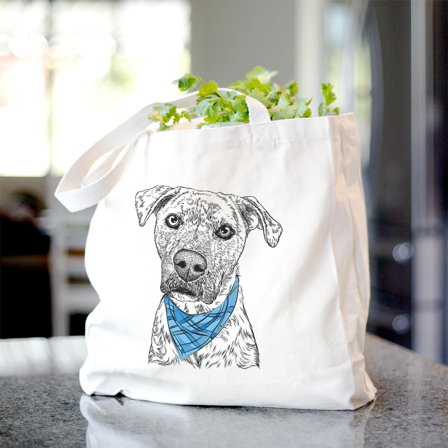 Monster Baby the Pitbull Mix - Tote Bag