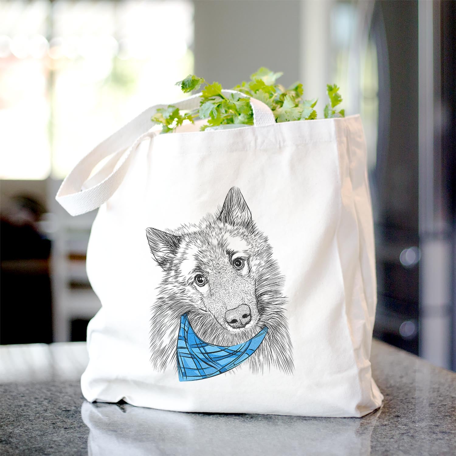 Mr. Maverick the Keeshond - Tote Bag