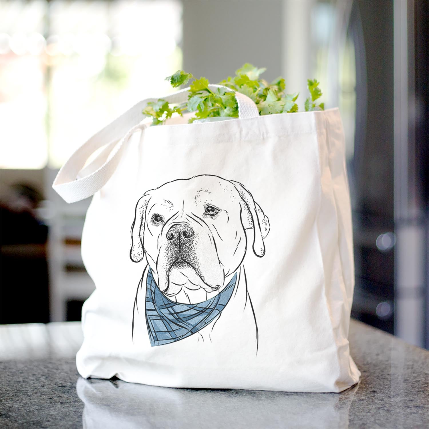 Nora the American Bulldog Mix - Tote Bag