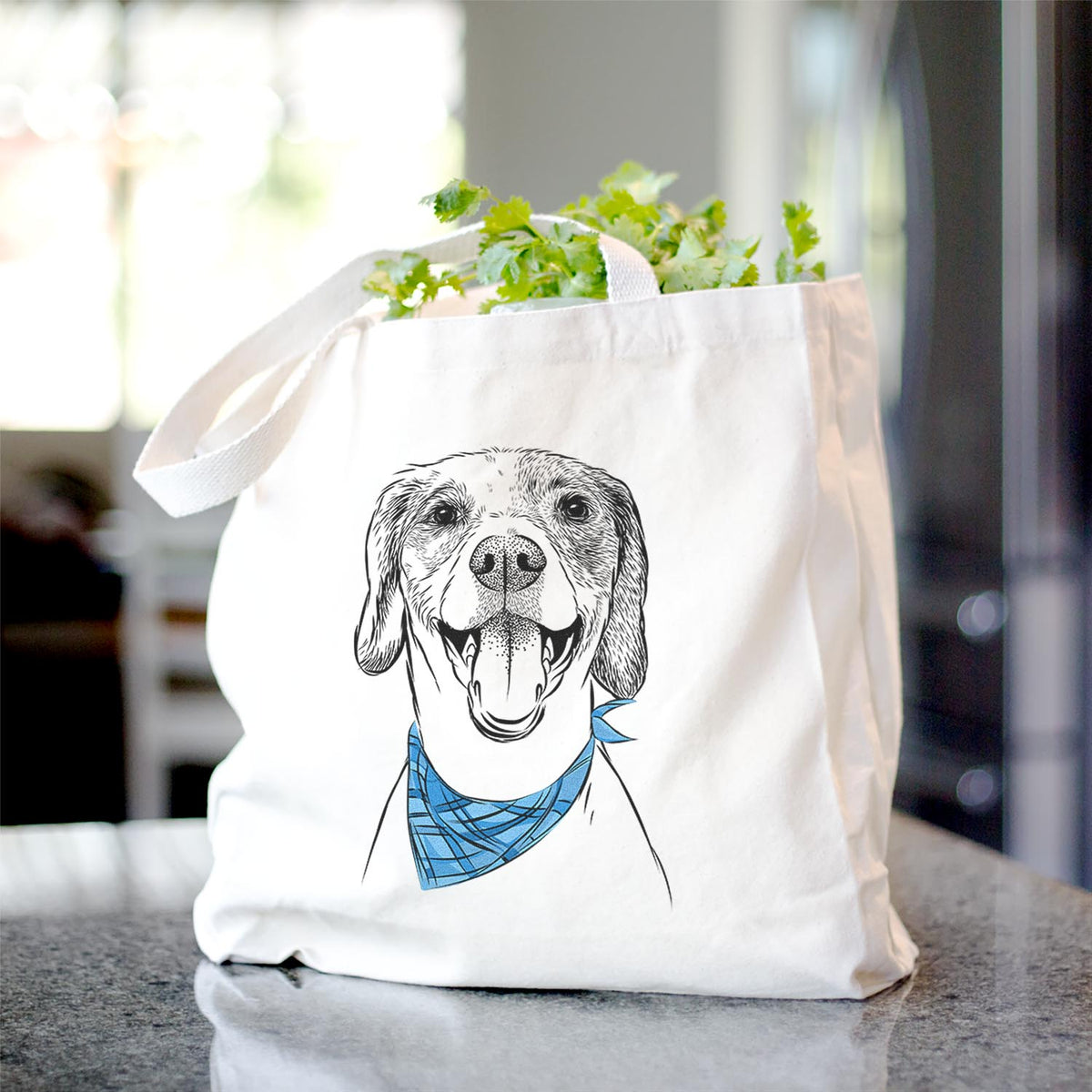 Obi the Beagle Mix - Tote Bag
