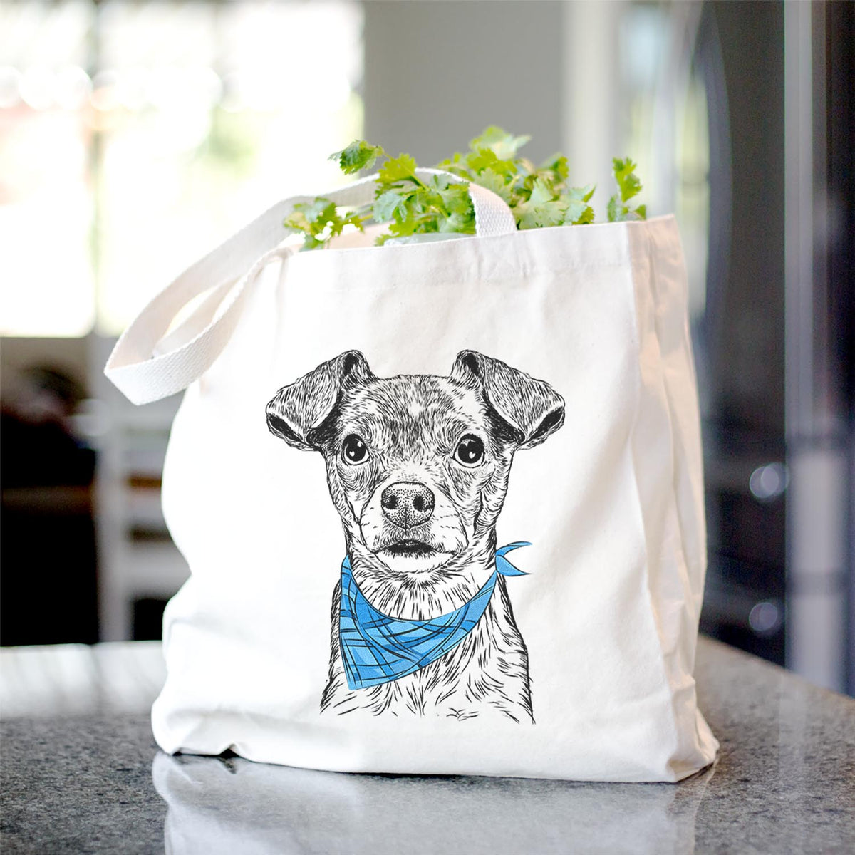 Olive the Mixed Breed - Tote Bag