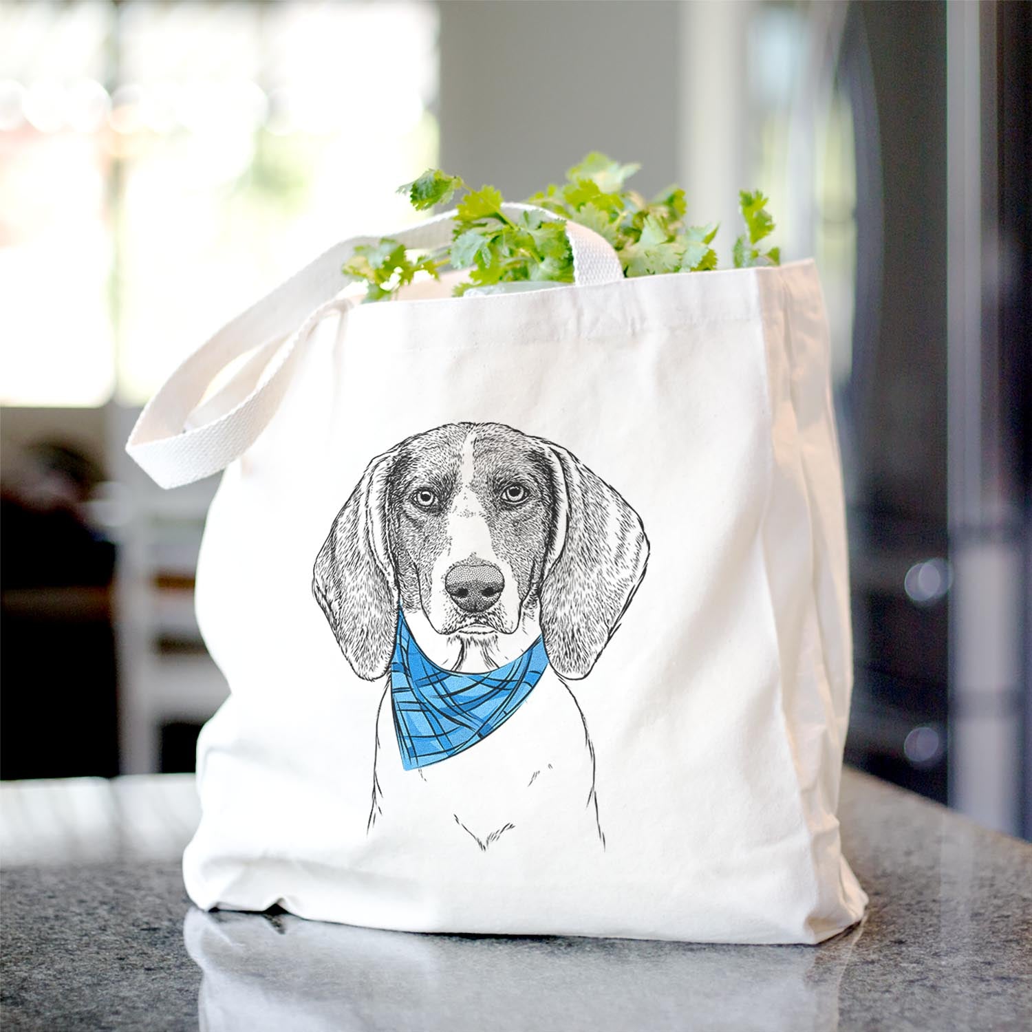 Orin the Treeing Walker Coonhound - Tote Bag