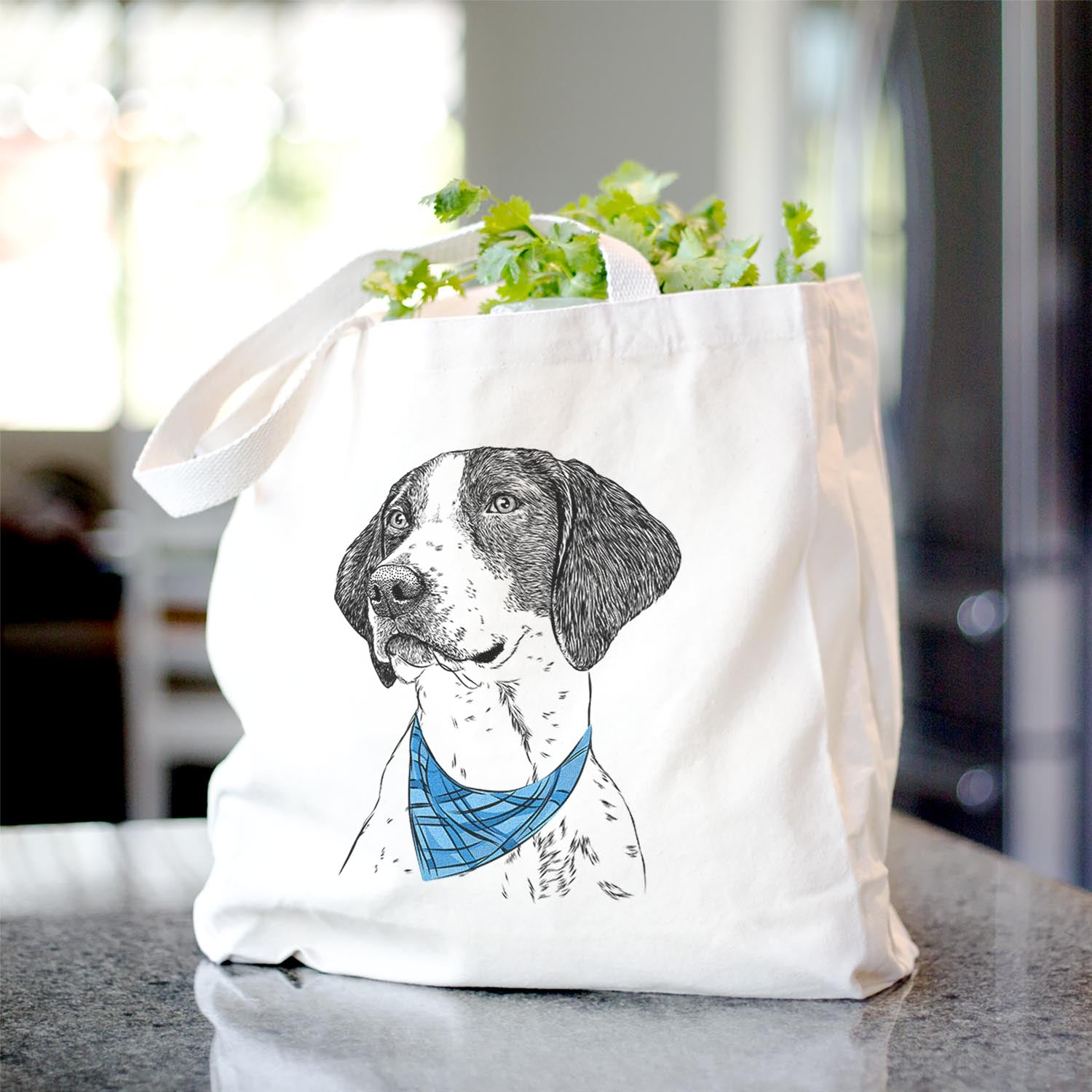 Payton the Mixed Breed - Tote Bag