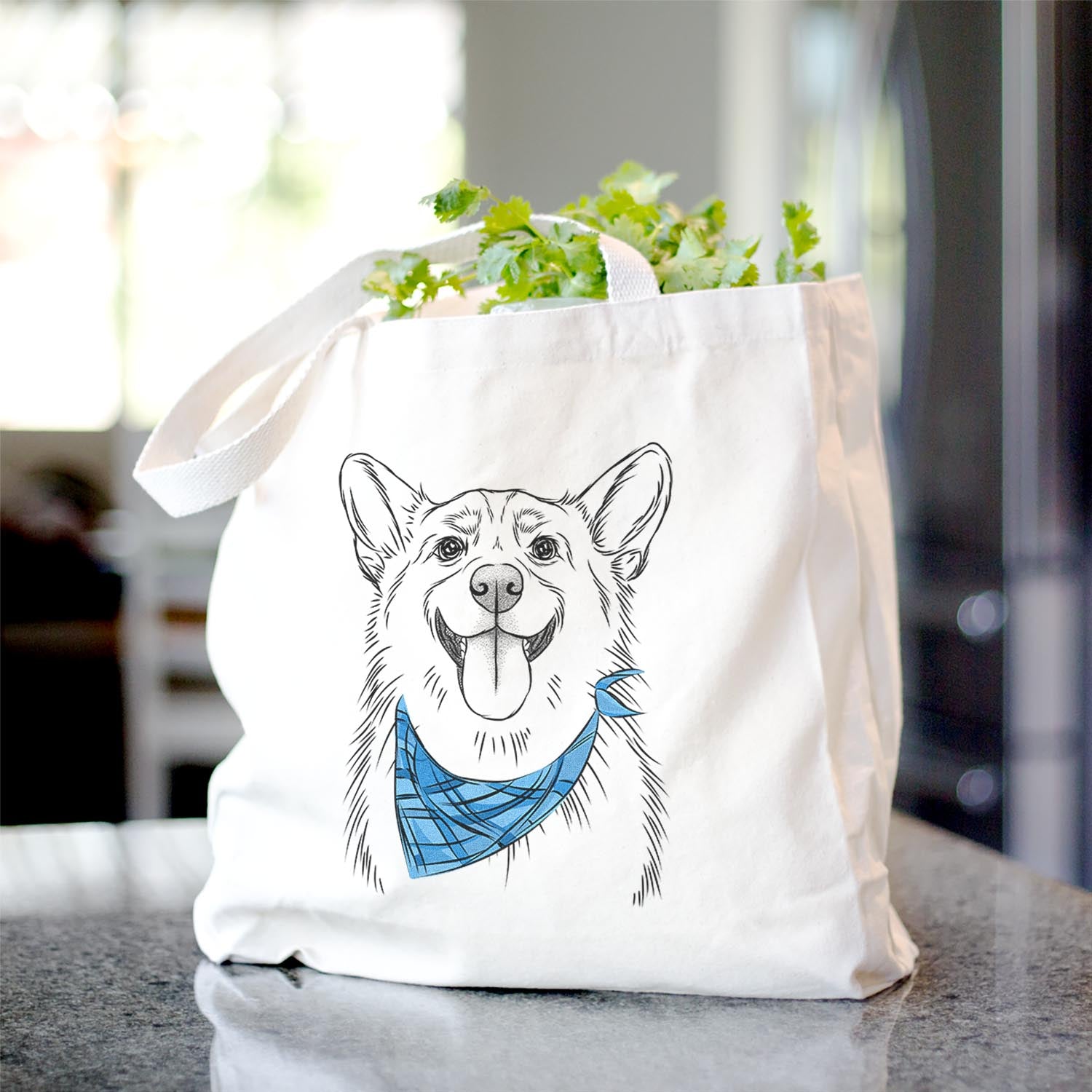 Porter the Pembroke Welsh Corgi - Tote Bag