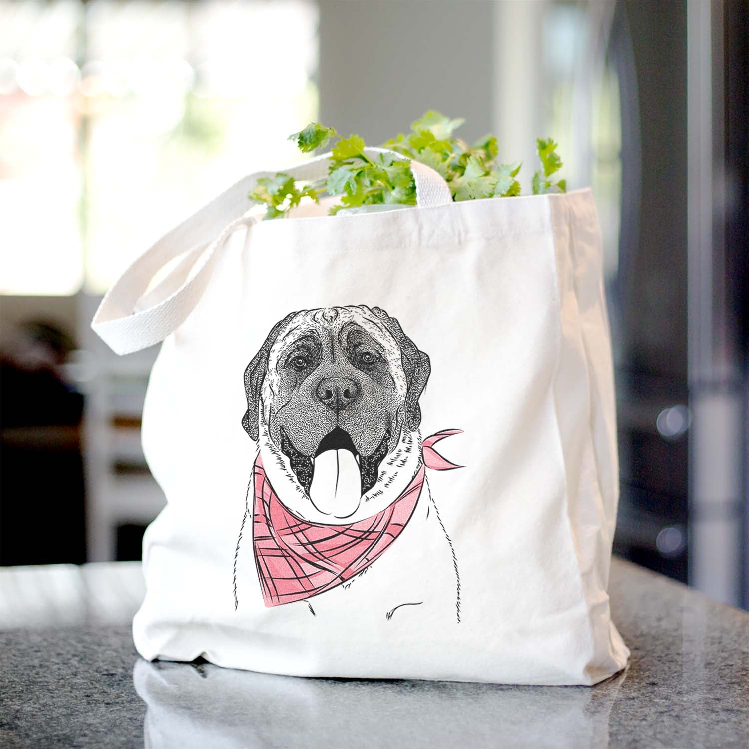 Remmie the English Mastiff - Tote Bag