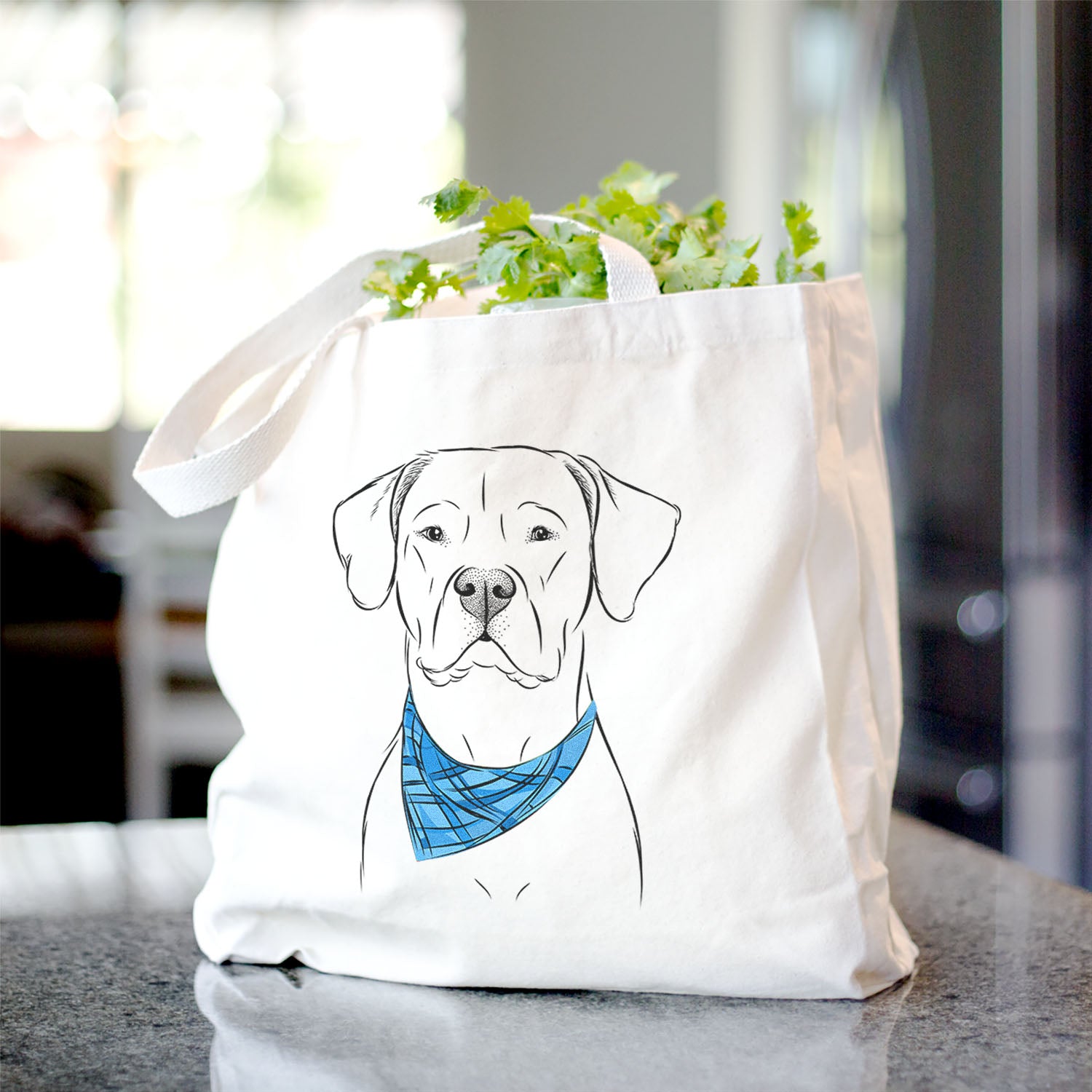 Rufio the Dogo Argentino - Tote Bag