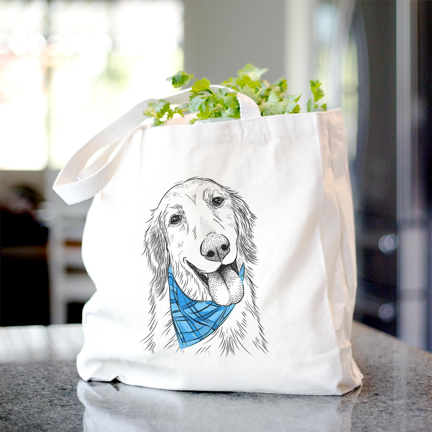 Shelby the Golden Retriever - Tote Bag