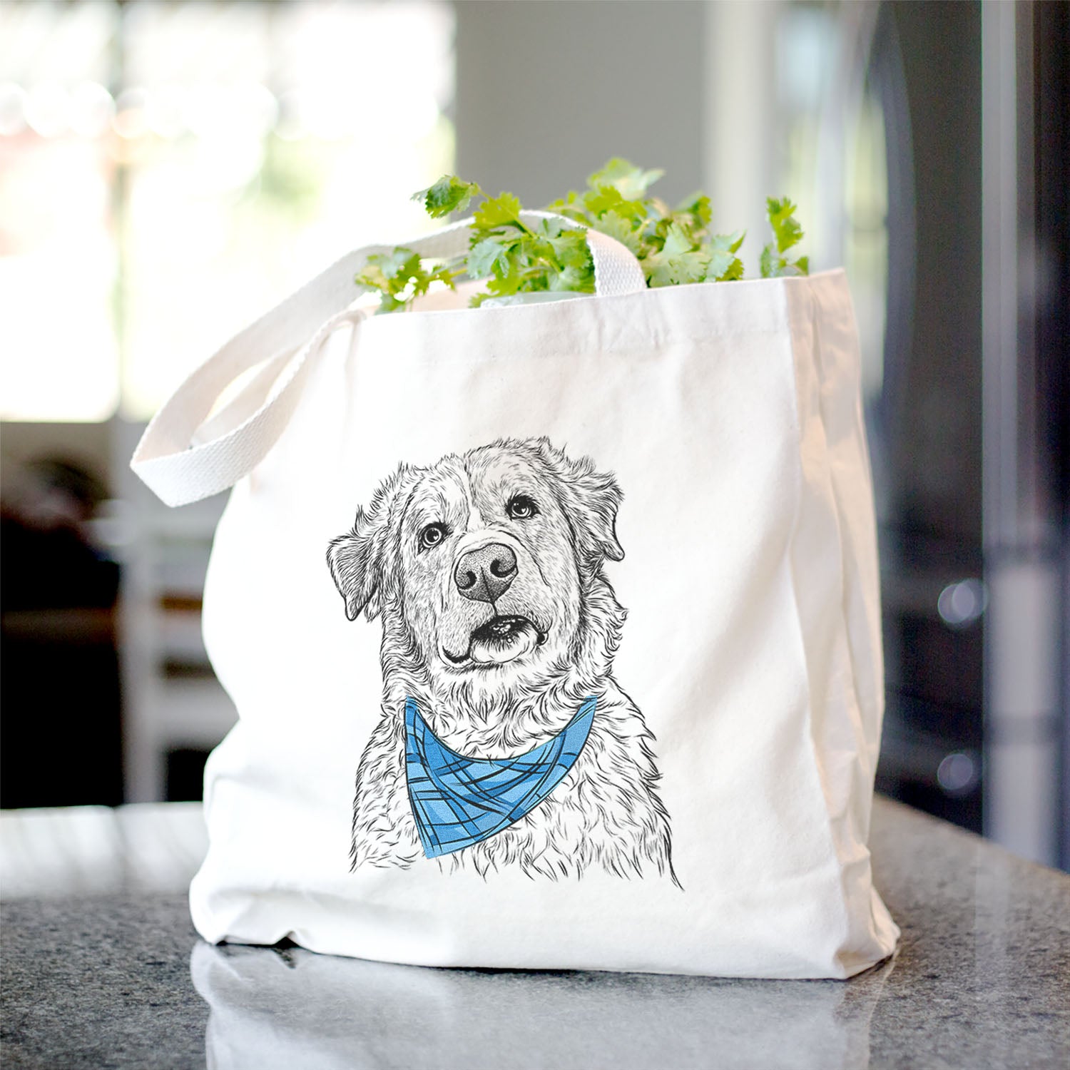 Smokey Jam the Middle Eastern Village Dog - Tote Bag