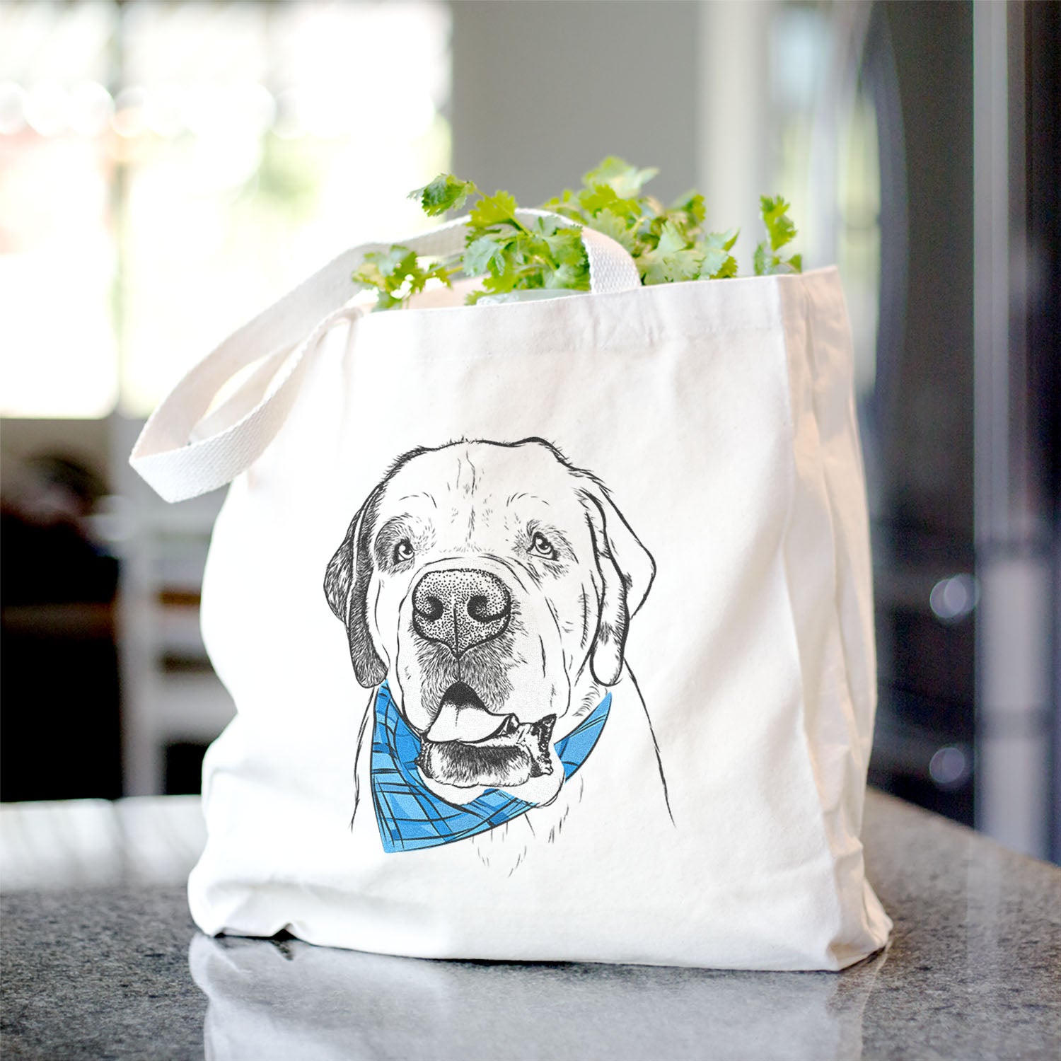 Wendy the Saint Bernard - Tote Bag