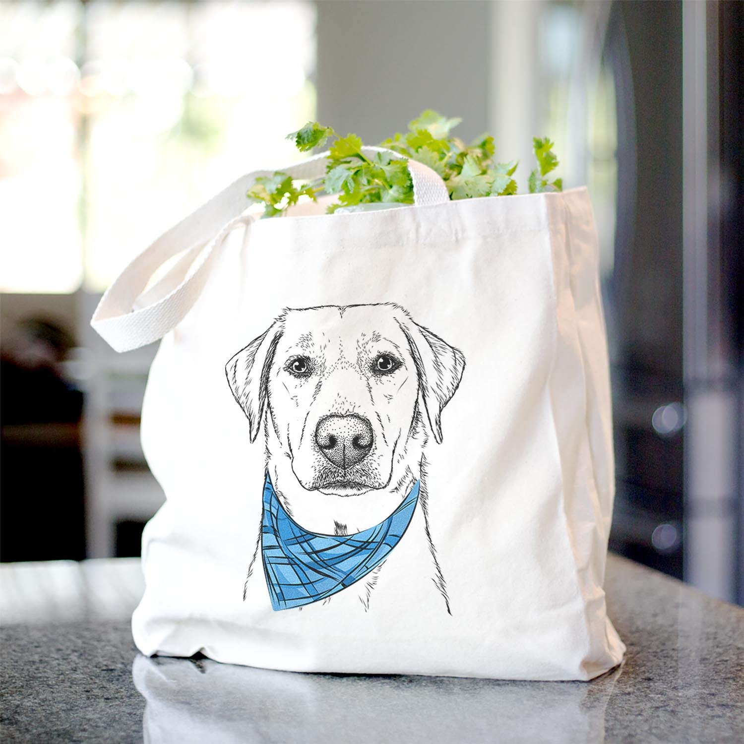 Zoe the Yellow Lab - Tote Bag