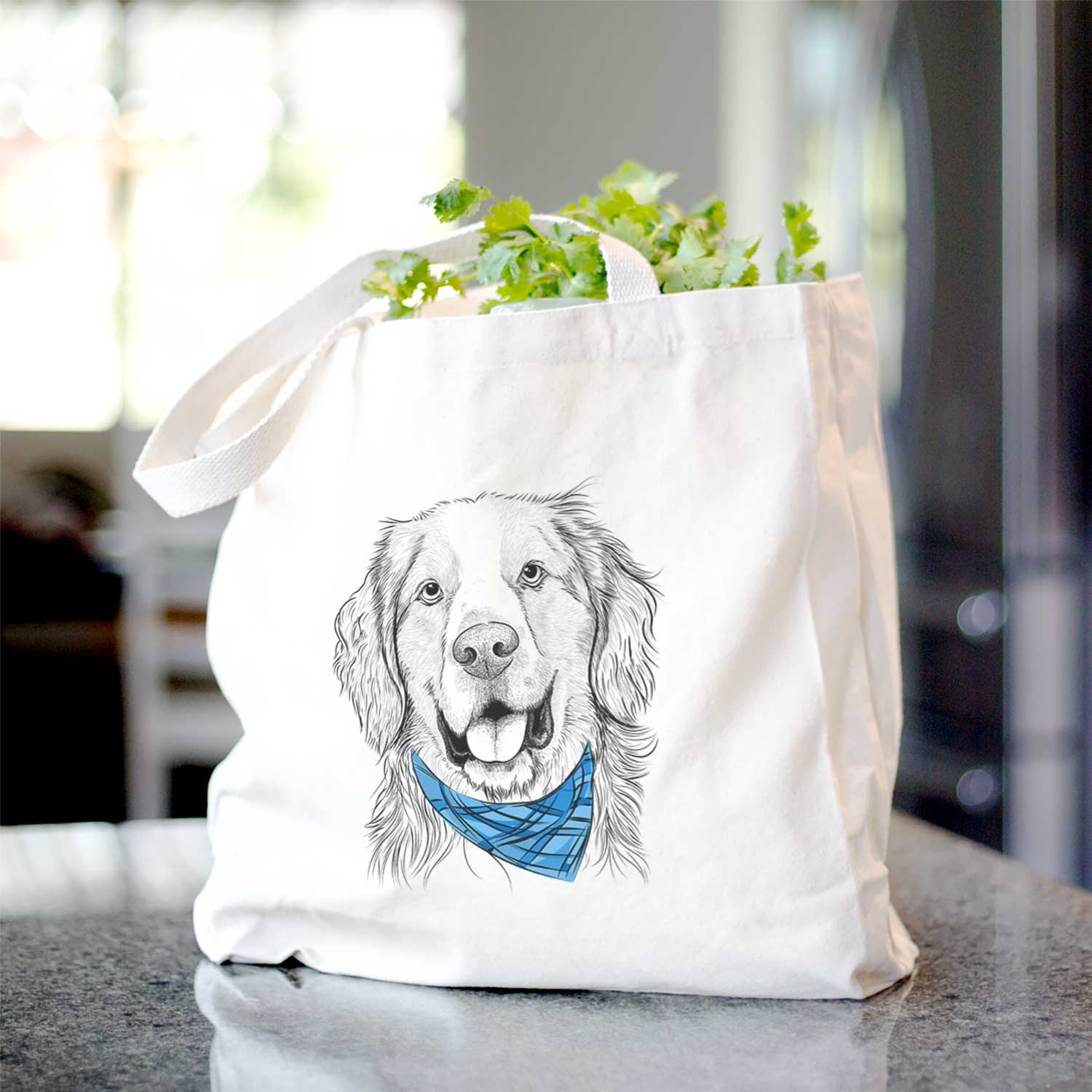 Archie Benjamin the Mixed Breed - Tote Bag