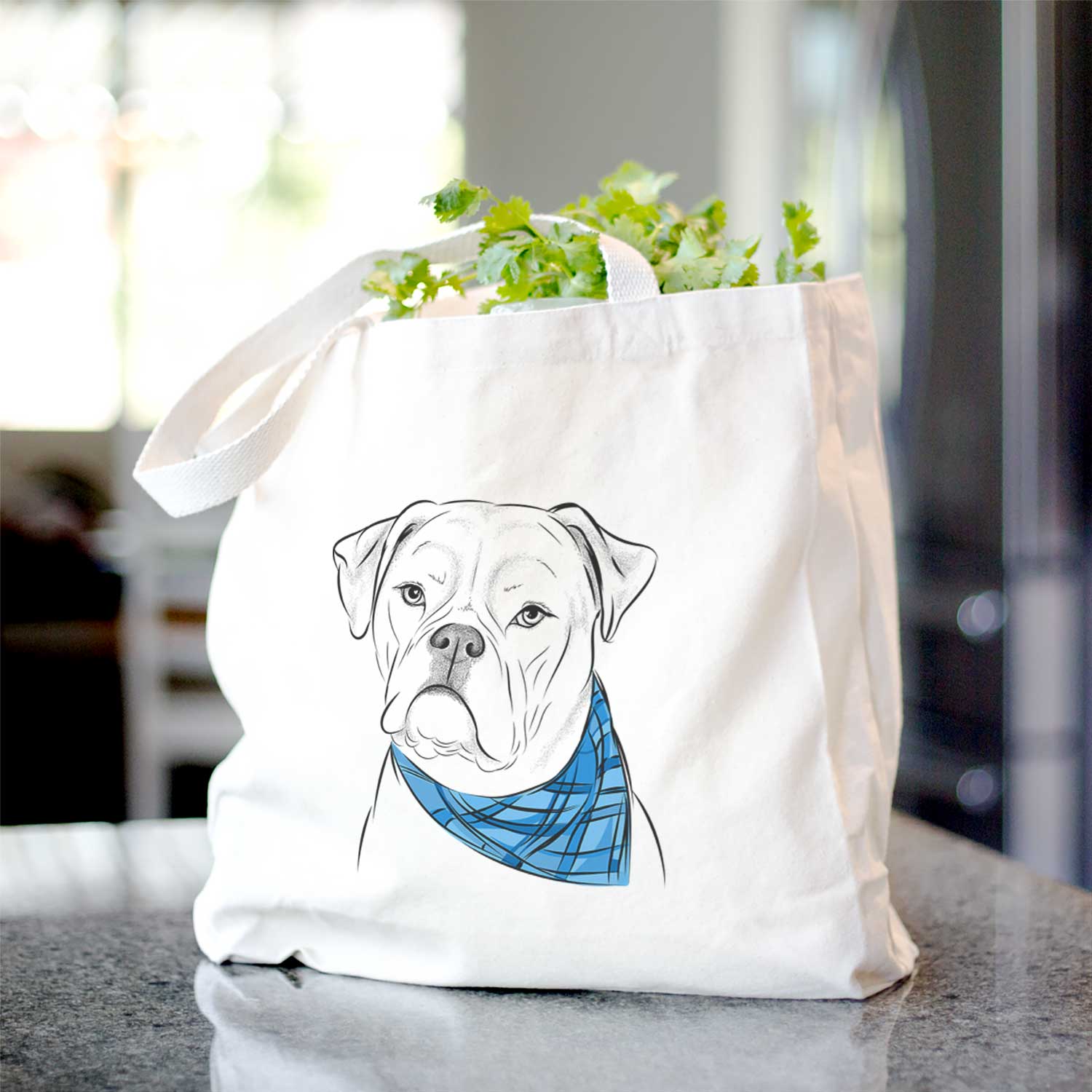 Babe the American Bulldog - Tote Bag