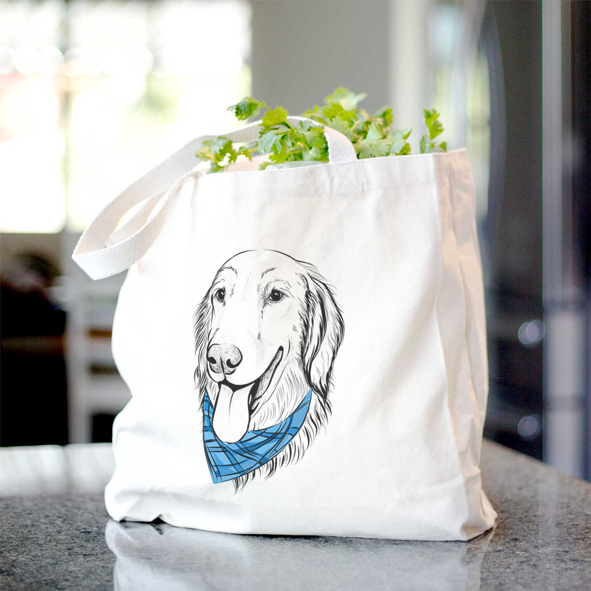 Bailey the Golden Retriever - Tote Bag