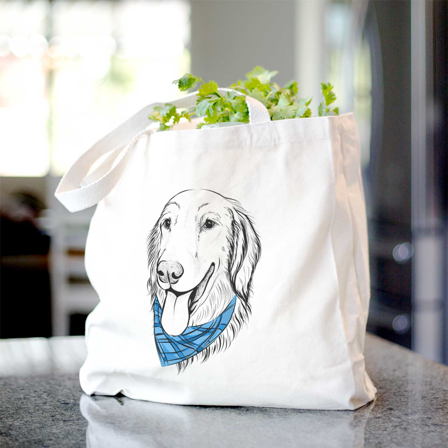 Bailey the Golden Retriever - Tote Bag