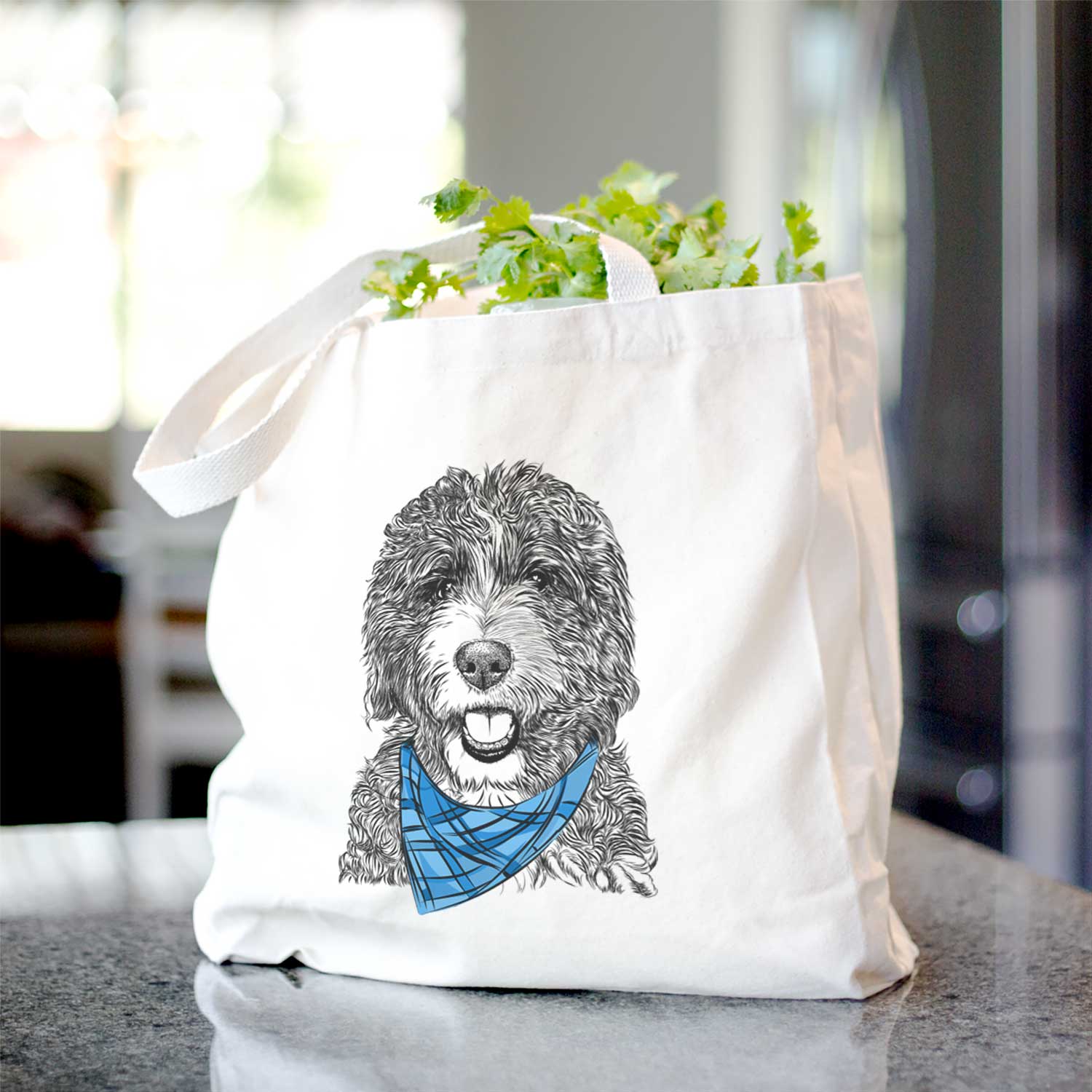 Bash the Bernedoodle - Tote Bag