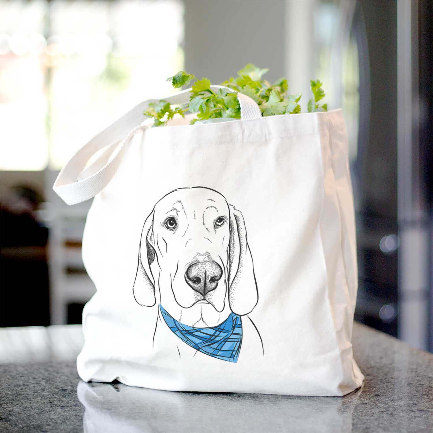 Beauregard the American Redbone Coonhound - Tote Bag