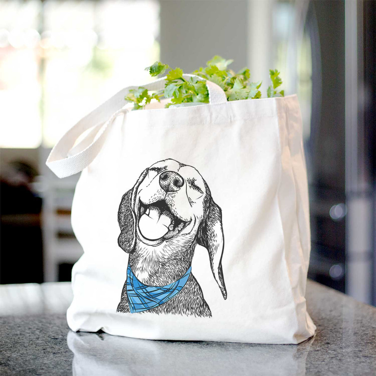 Belle the Hound Mix - Tote Bag