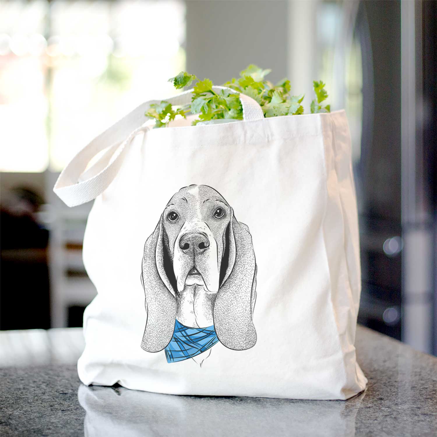 Buckley the Basset Hound - Tote Bag