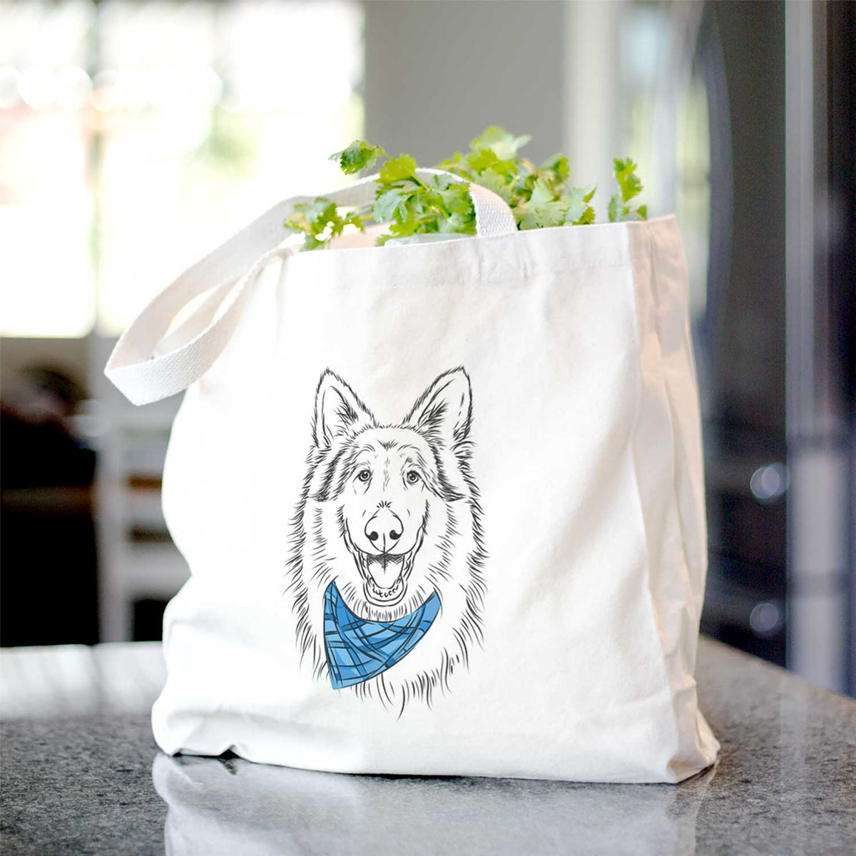 Cannon the Rough Collie - Tote Bag