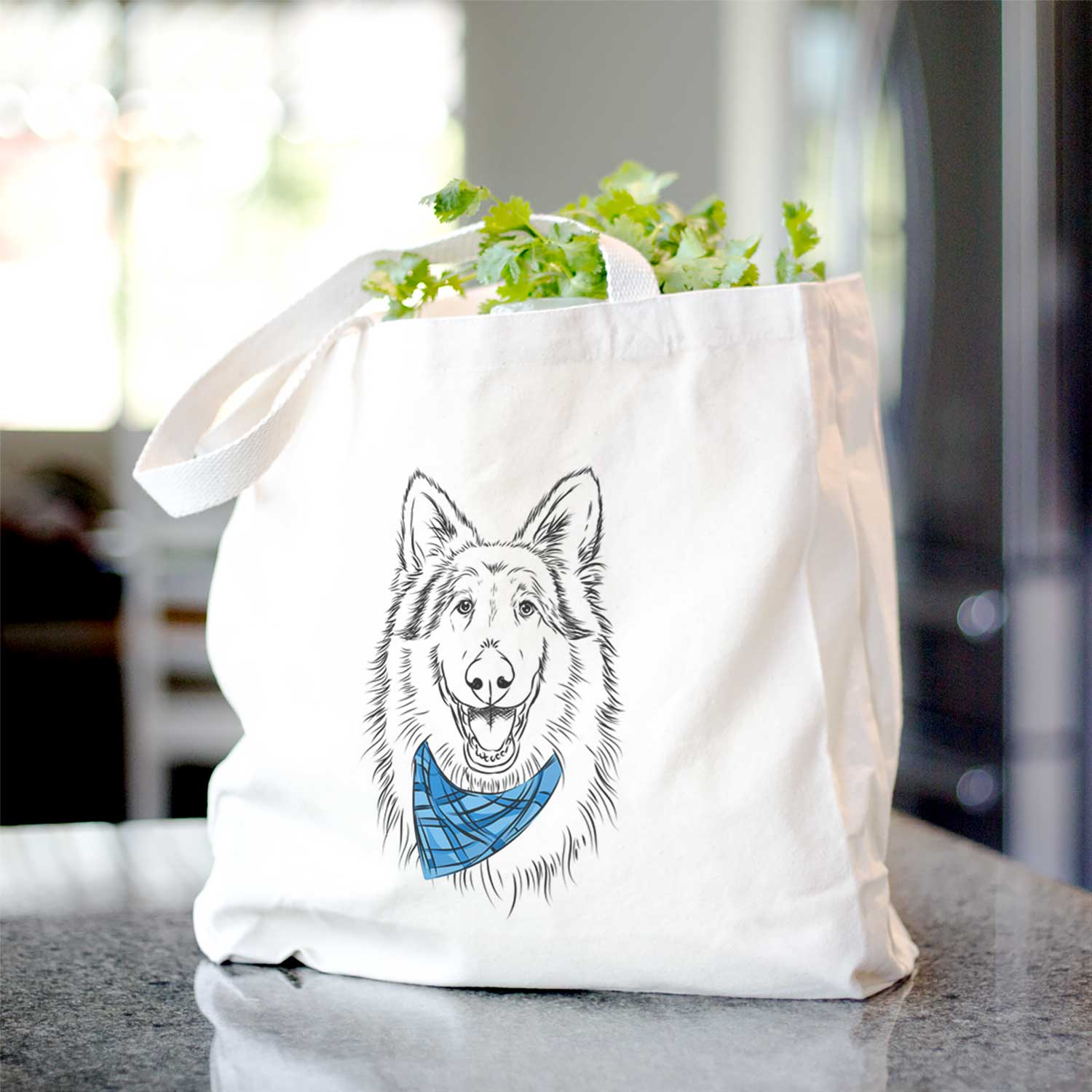 Cannon the Rough Collie - Tote Bag