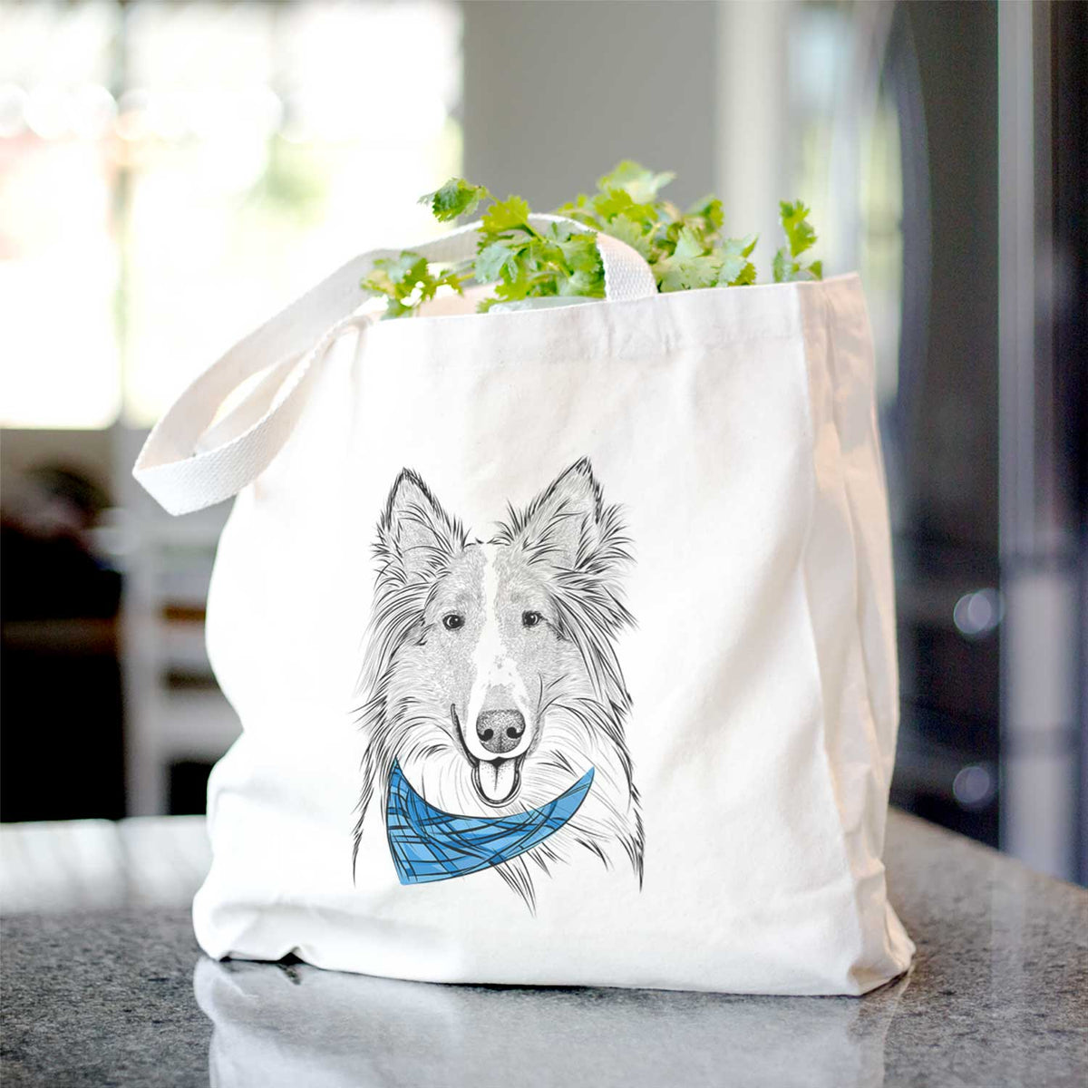 Conrad the Rough Collie - Tote Bag