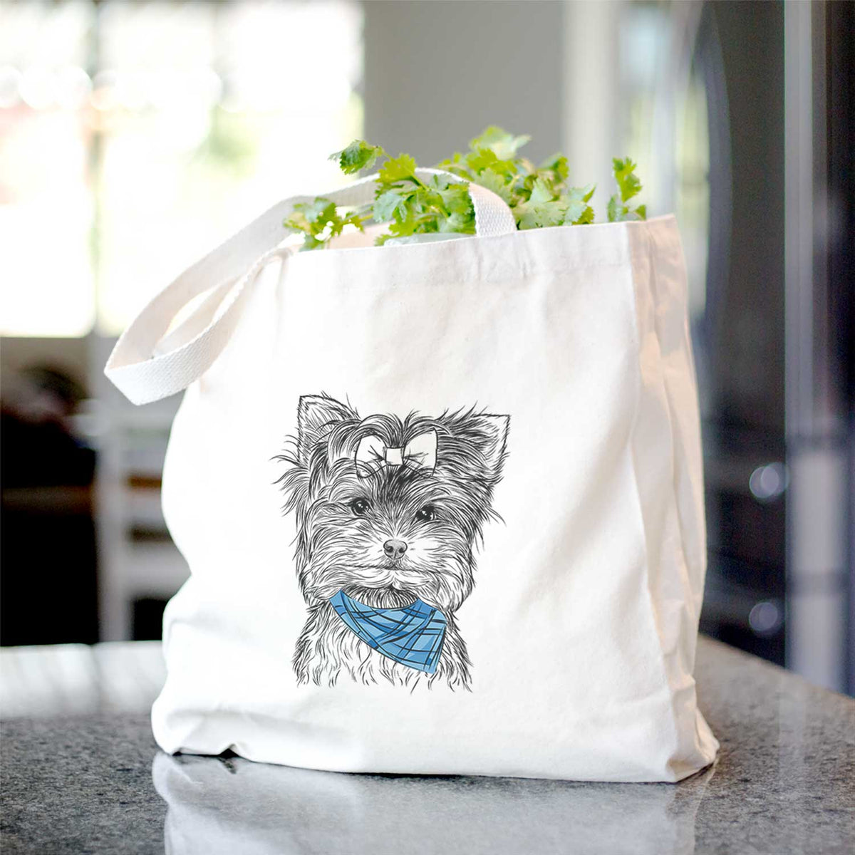 Cricket the Biewer Terrier - Tote Bag