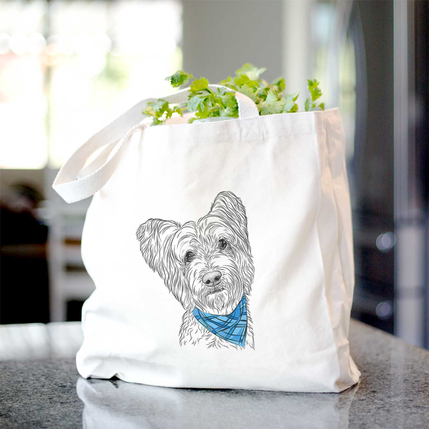 Dexter the Terrier Mix - Tote Bag