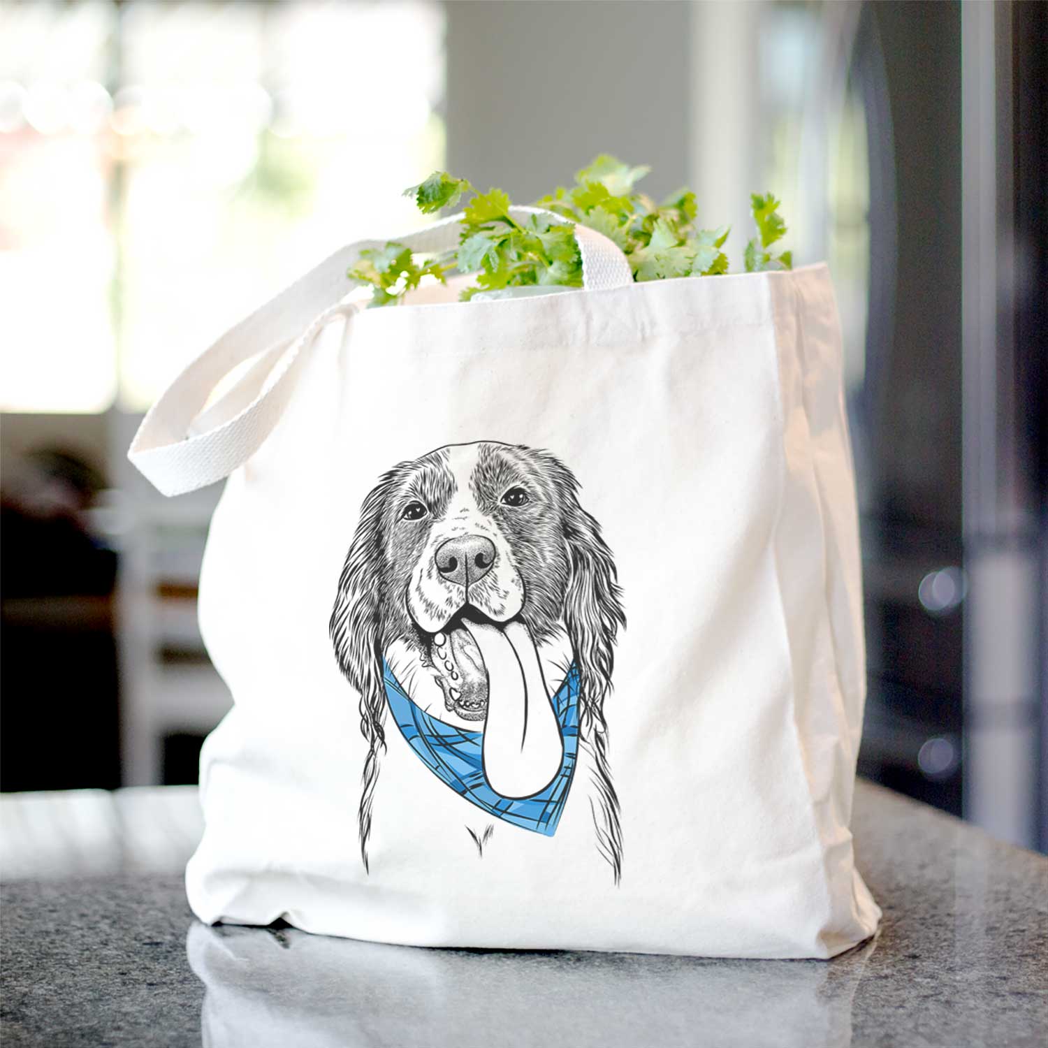 Duke the English Springer Spaniel - Tote Bag