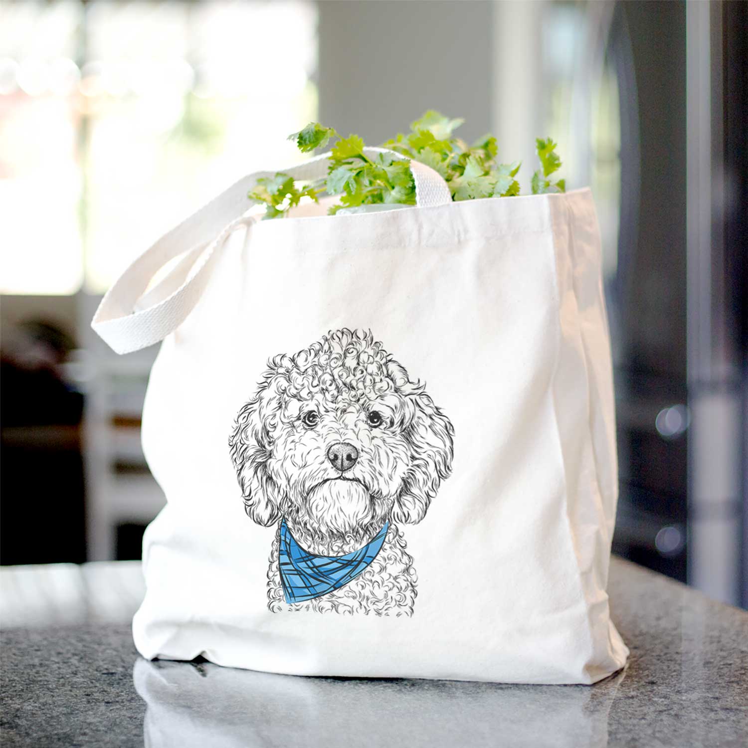 Edgar the Shihpoo - Tote Bag