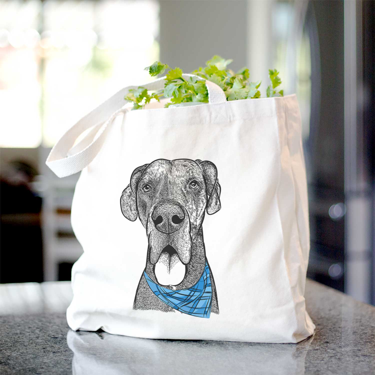 Eli the Great Dane - Tote Bag