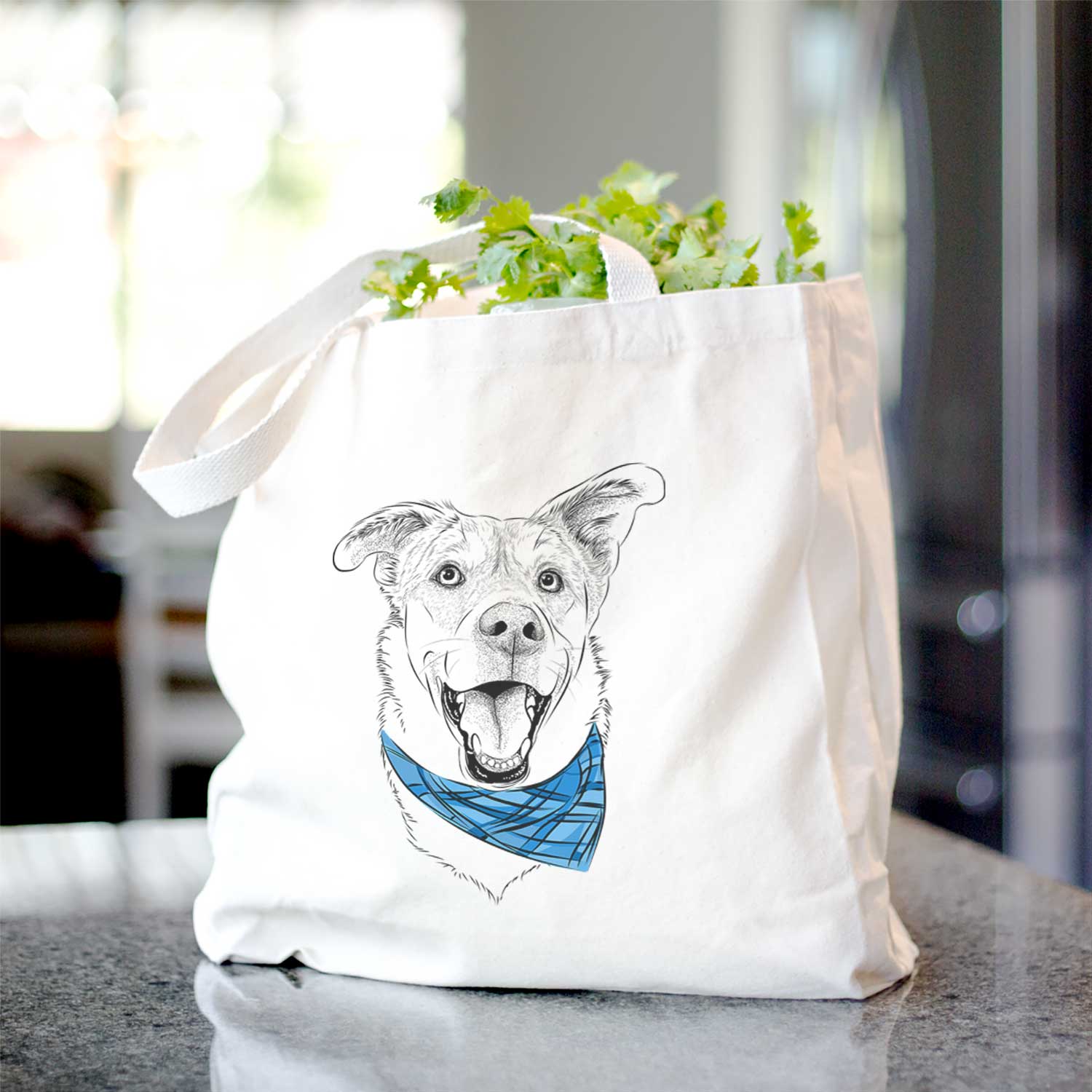 Fira the Saint Bernard Husky Mix - Tote Bag