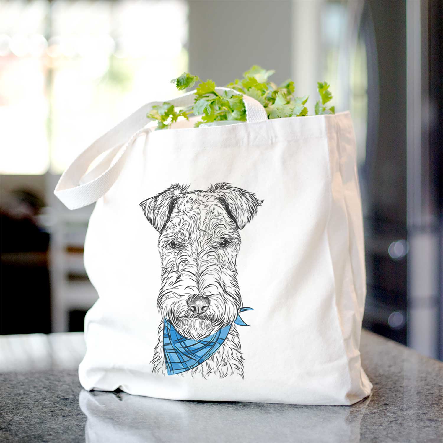 Frida the Lakeland Terrier - Tote Bag