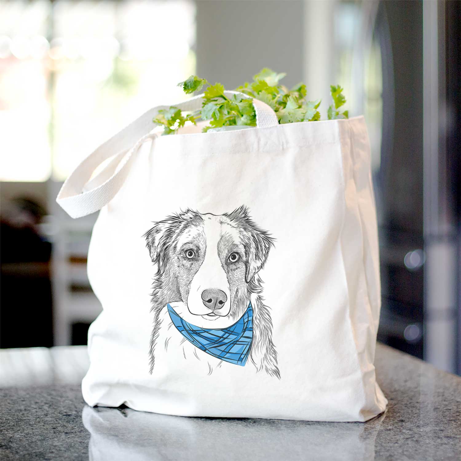 Ginger the Australian Shepherd - Tote Bag