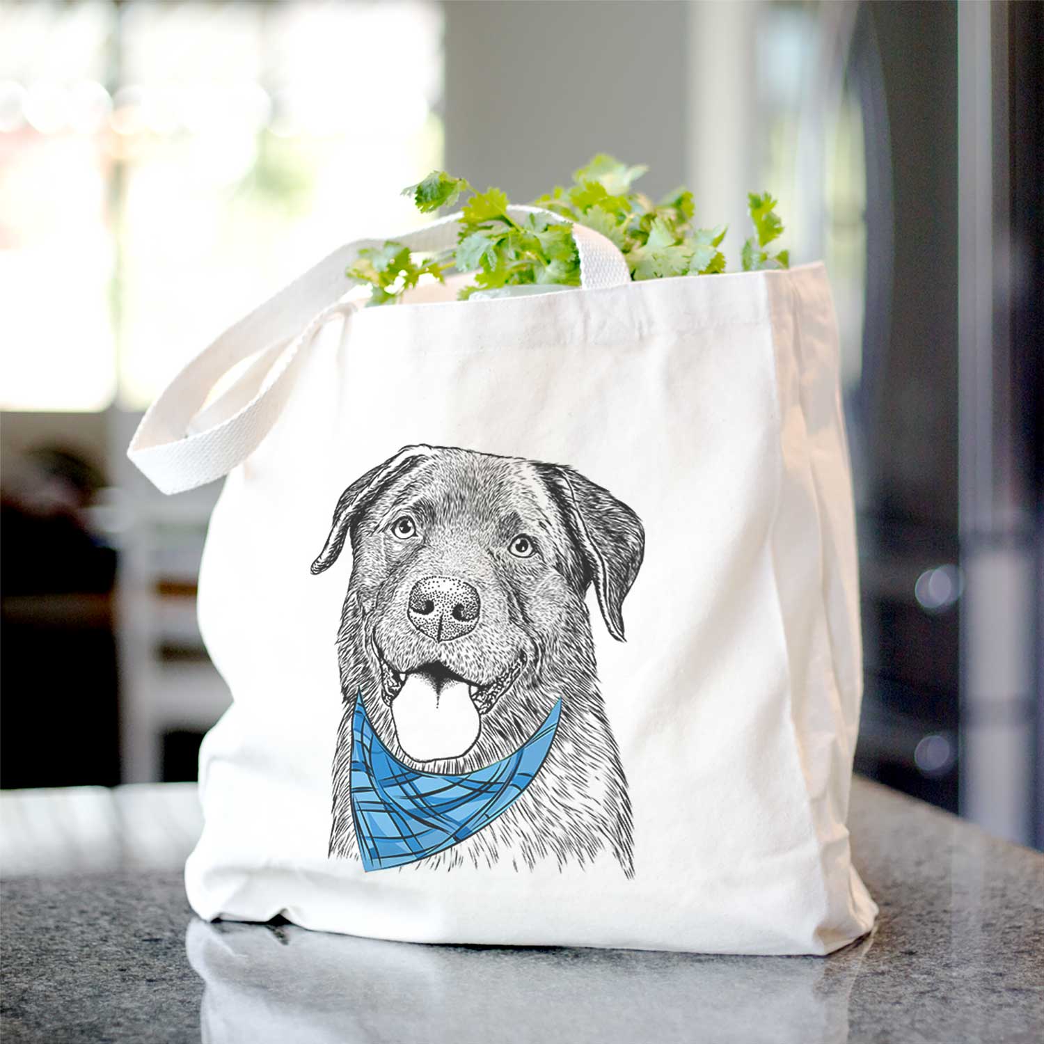 Gonzo the Chocolate Lab - Tote Bag