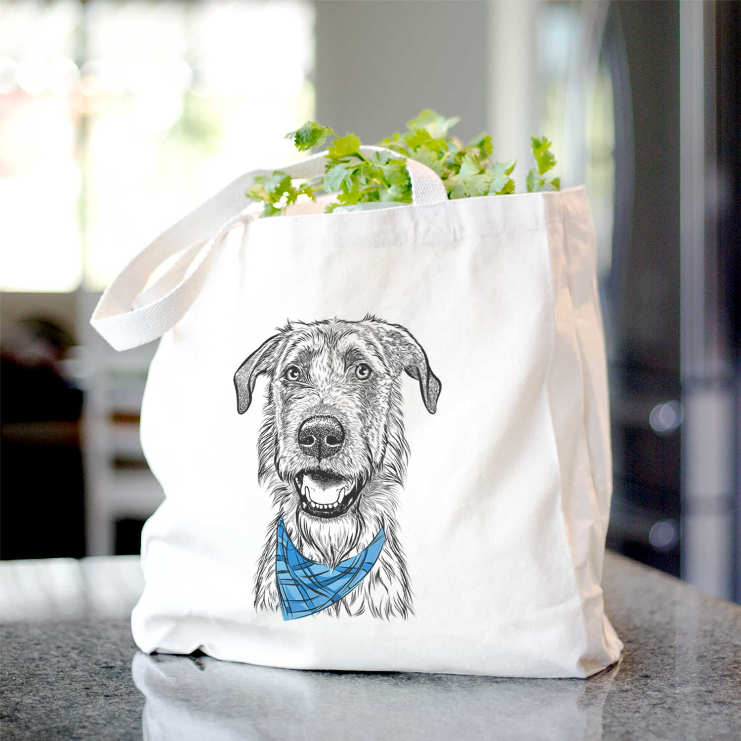 Griffin the Irish Wolfhound - Tote Bag