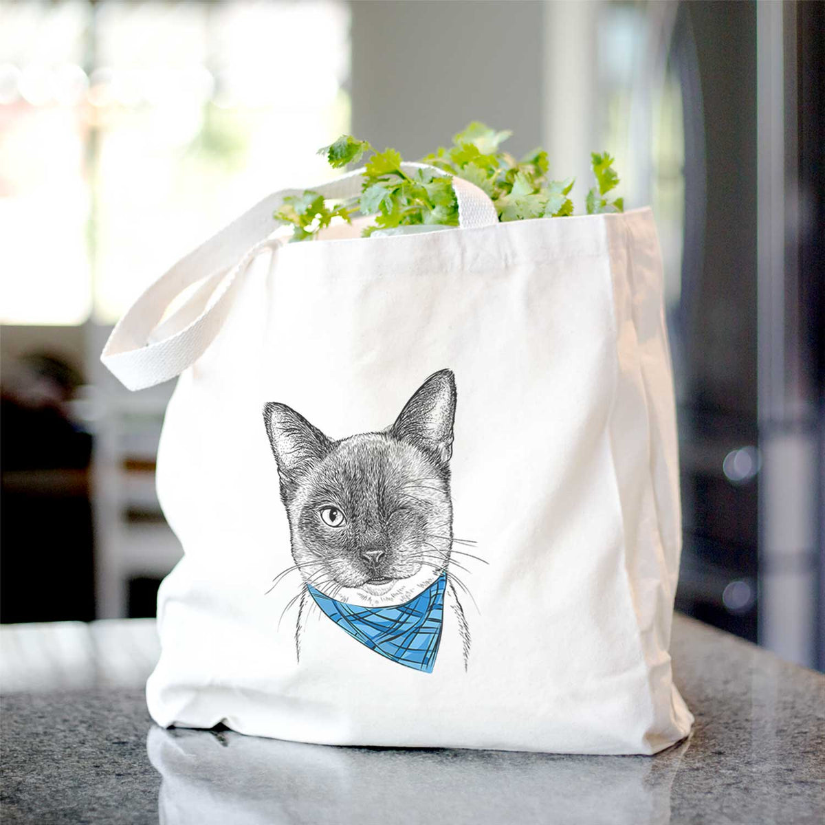 Hoggle the Siamese Cat - Tote Bag