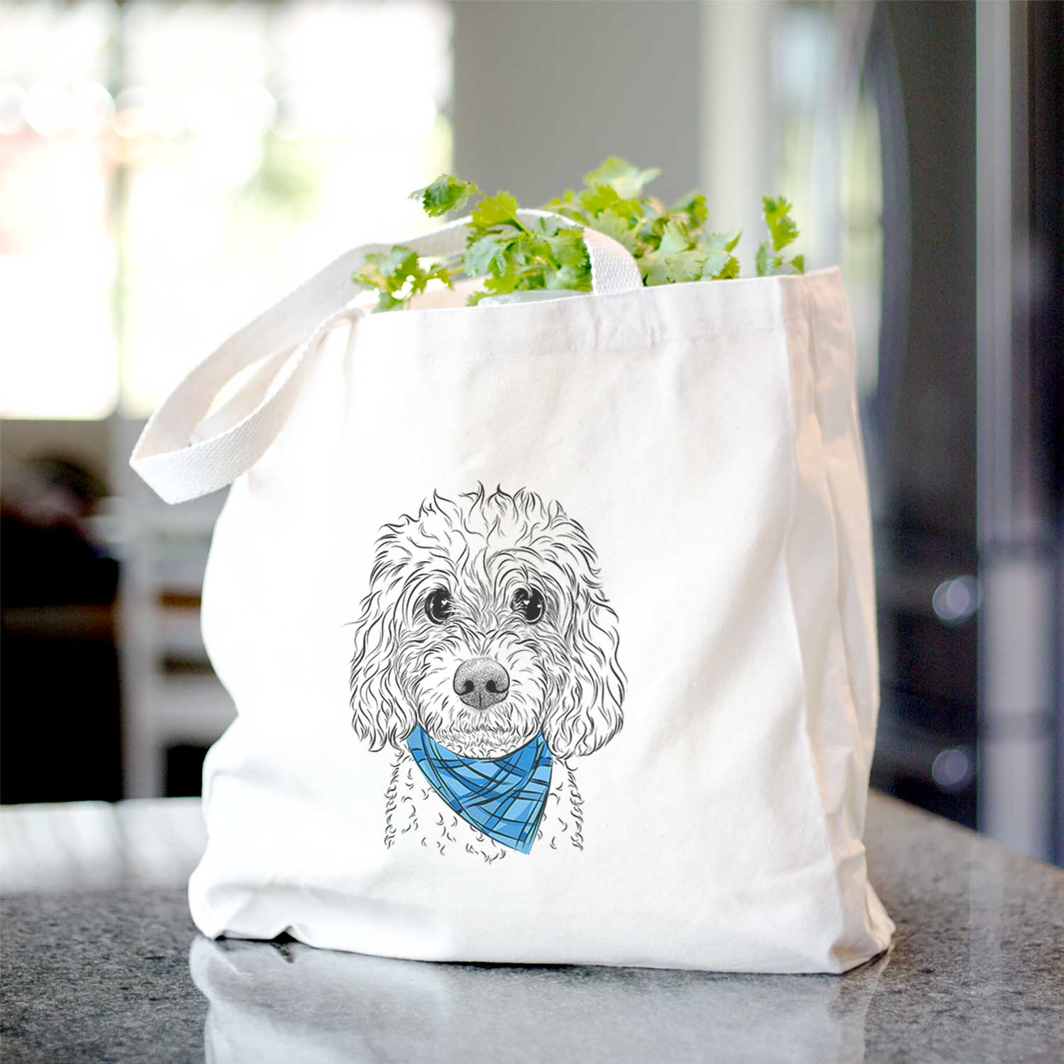 Izzie the Cavachon - Tote Bag