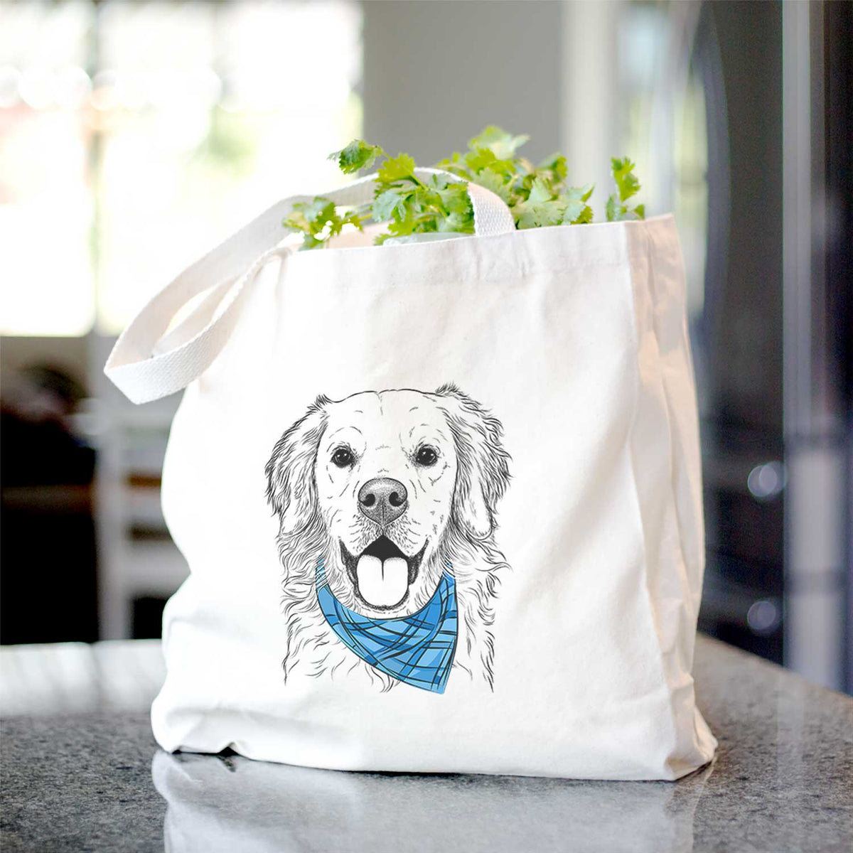 Juniper the Golden Retriever - Tote Bag