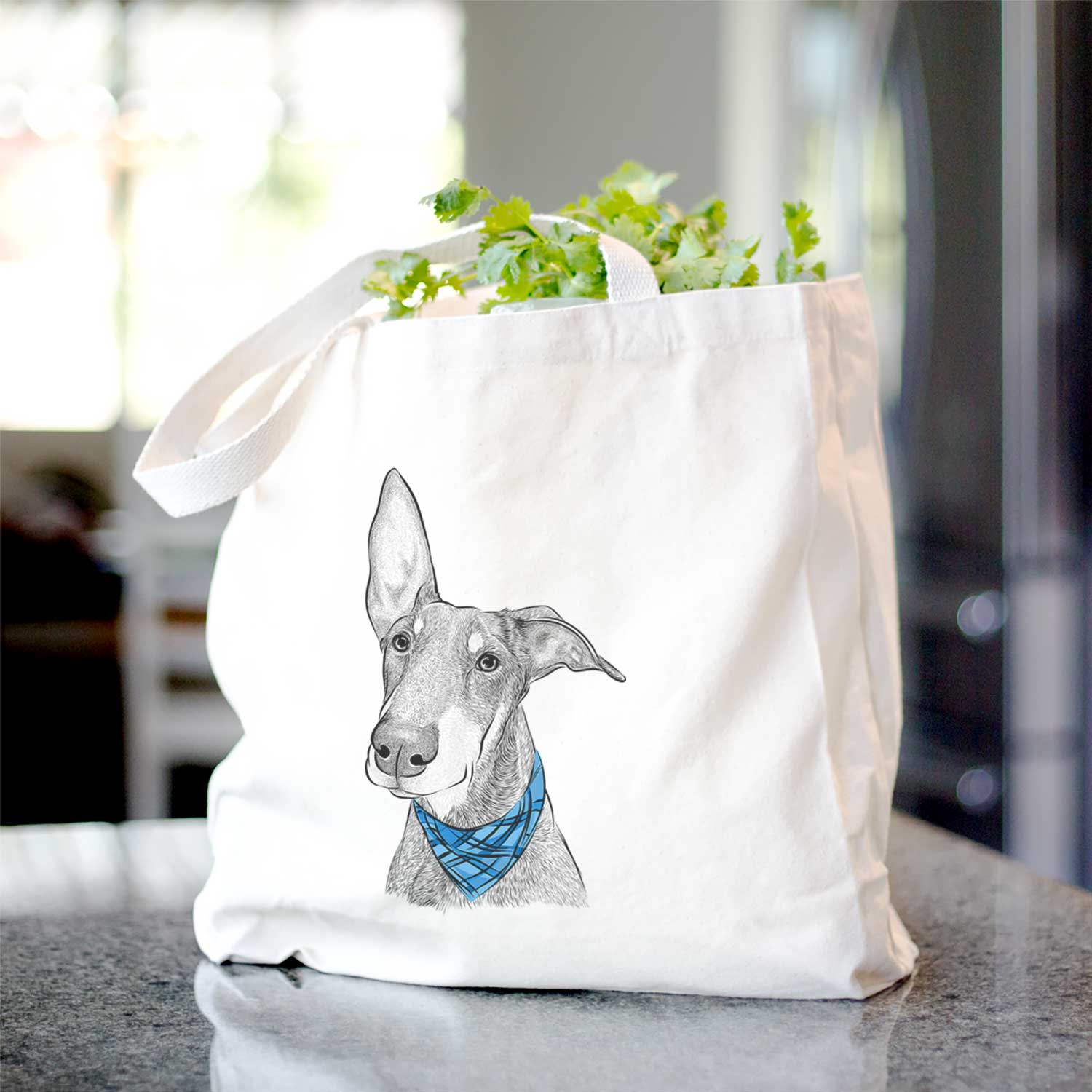 Kain the Doberman Pinscher - Tote Bag