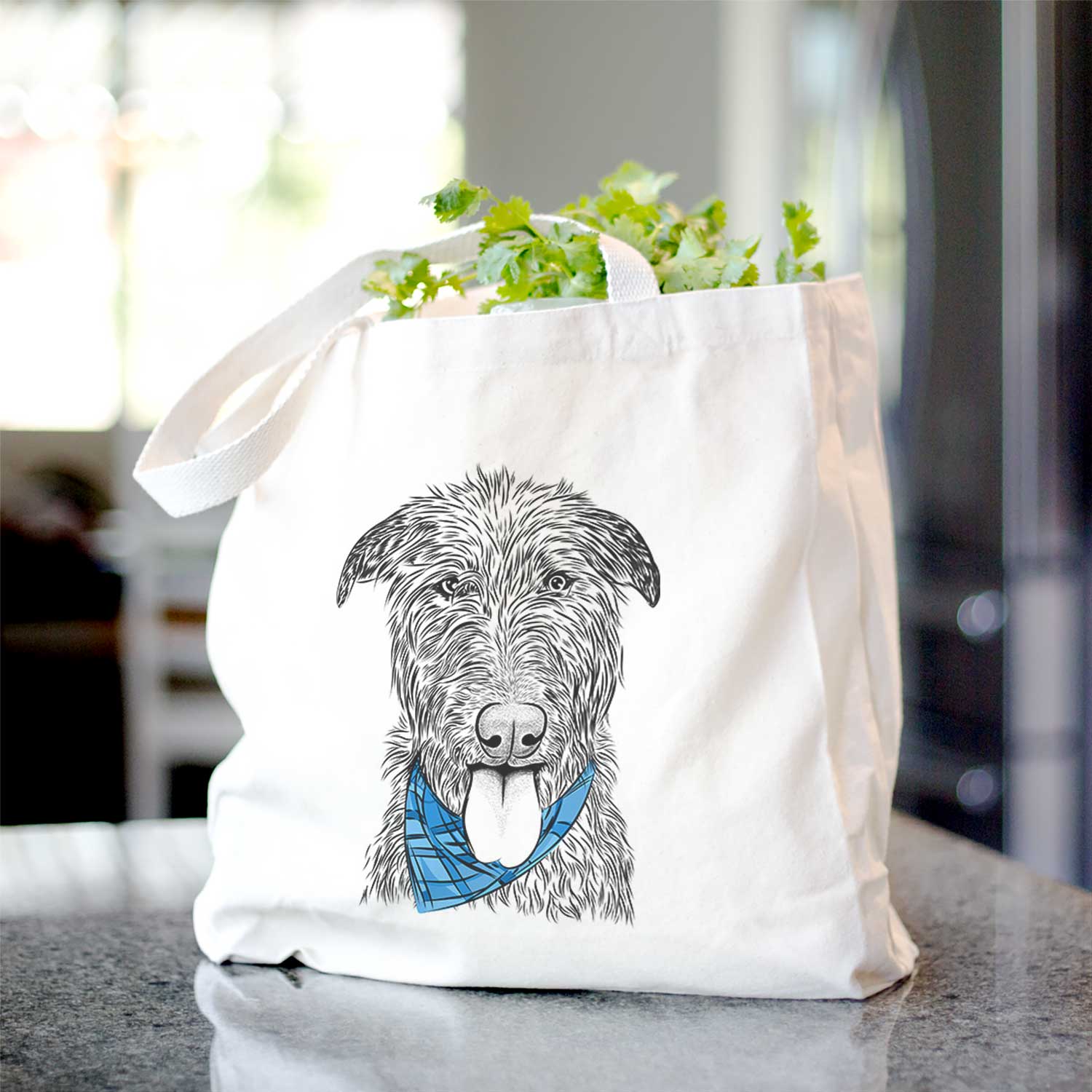 Keeva the Irish Wolfhound - Tote Bag