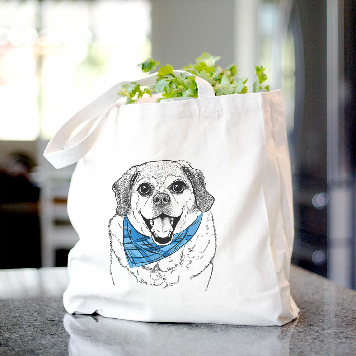 Little Man the Puggle - Tote Bag