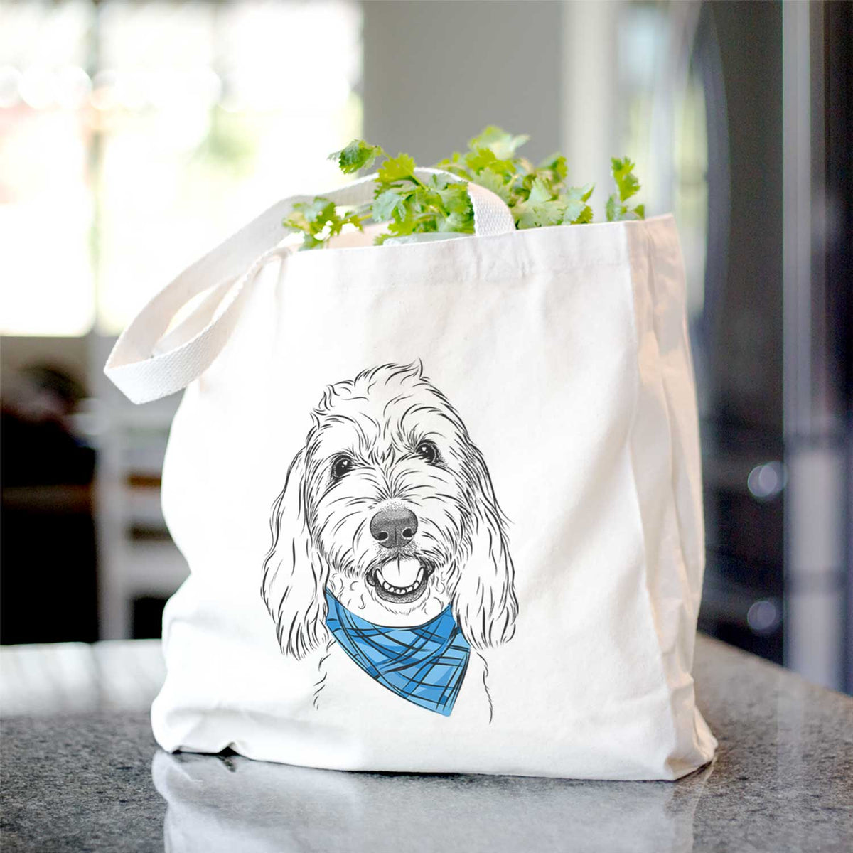 Louie the Coton de Tulear - Tote Bag