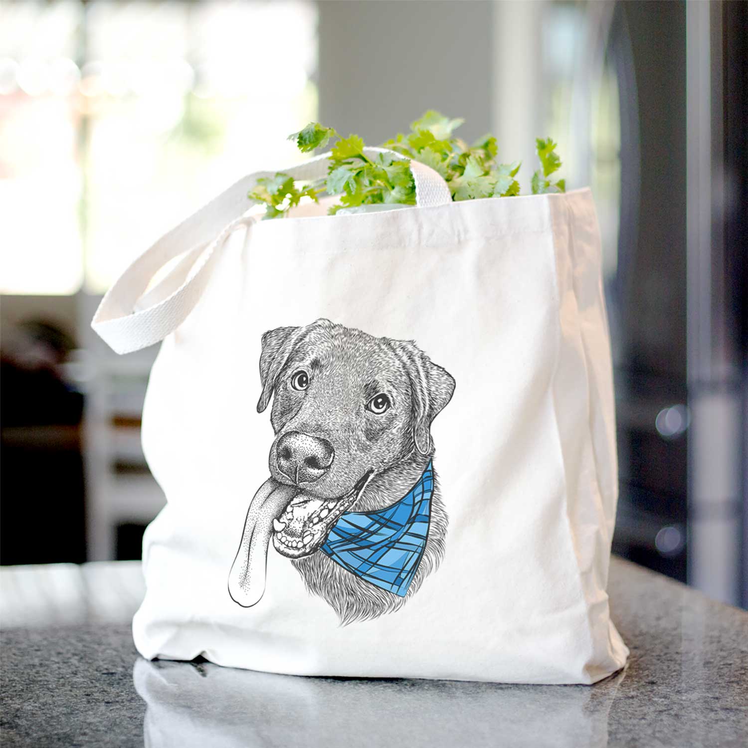 Macaroni the Lab Mix - Tote Bag