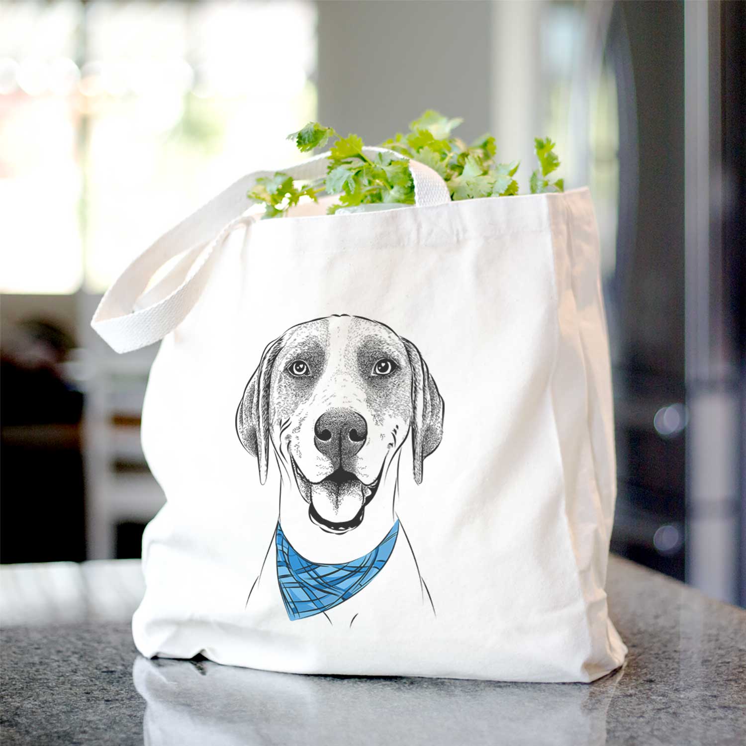 Maggie the Treeing Walker Coonhound - Tote Bag