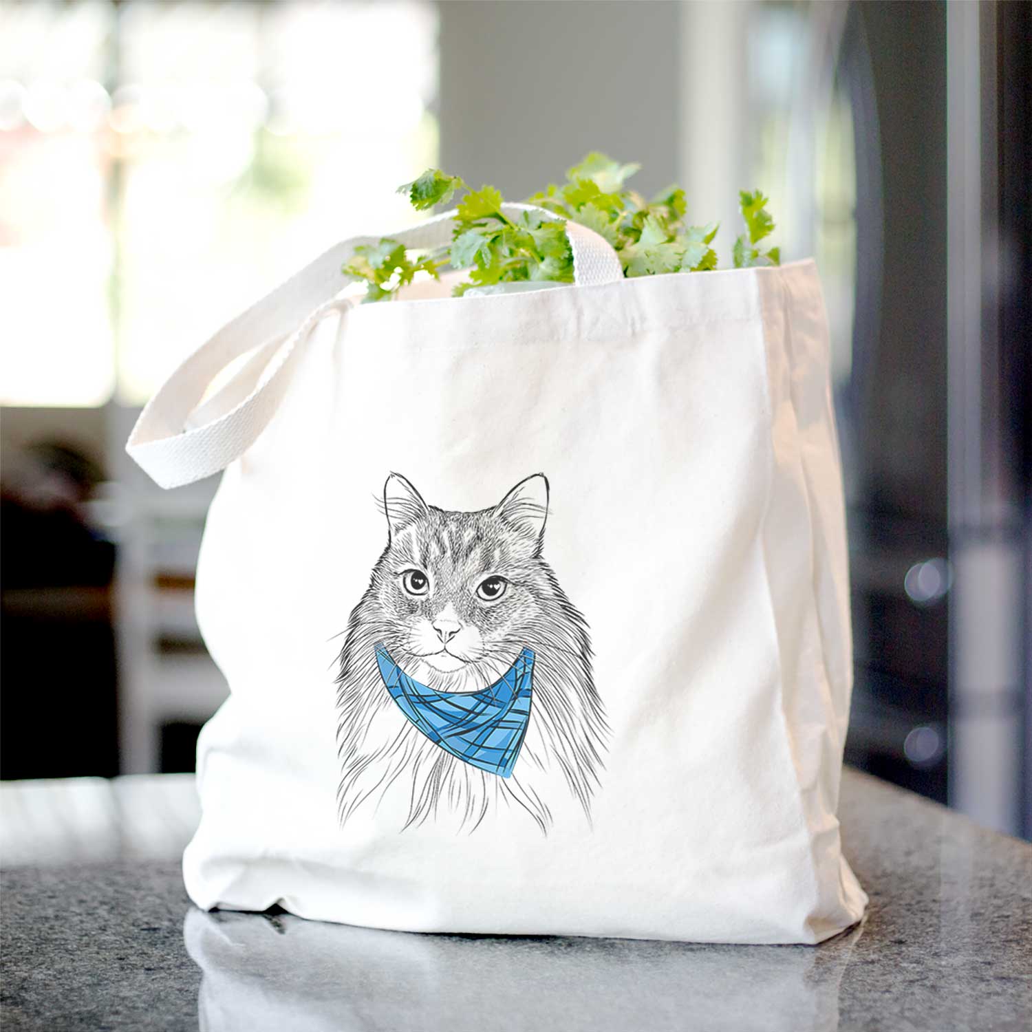 Maks the Siberian Cat - Tote Bag